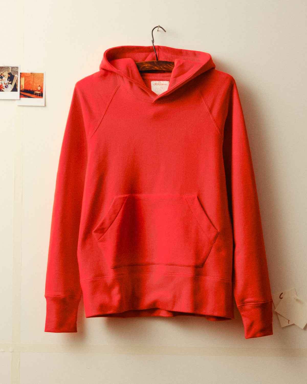 Le sweat à capuche - Rouge