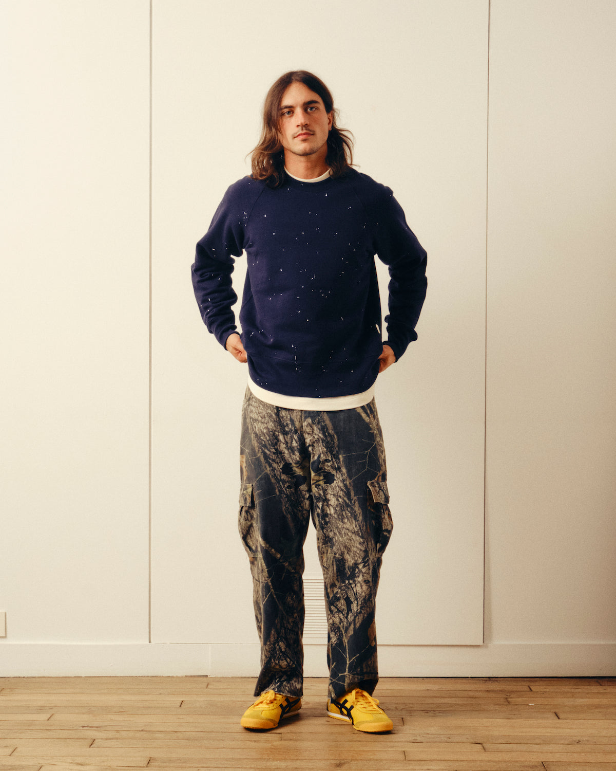 Sweat Action Painting - Marine