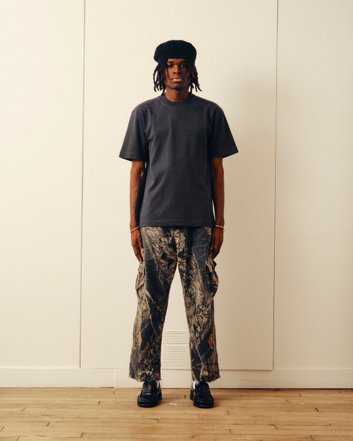 T-shirt Protégez votre Terre - Off-Black