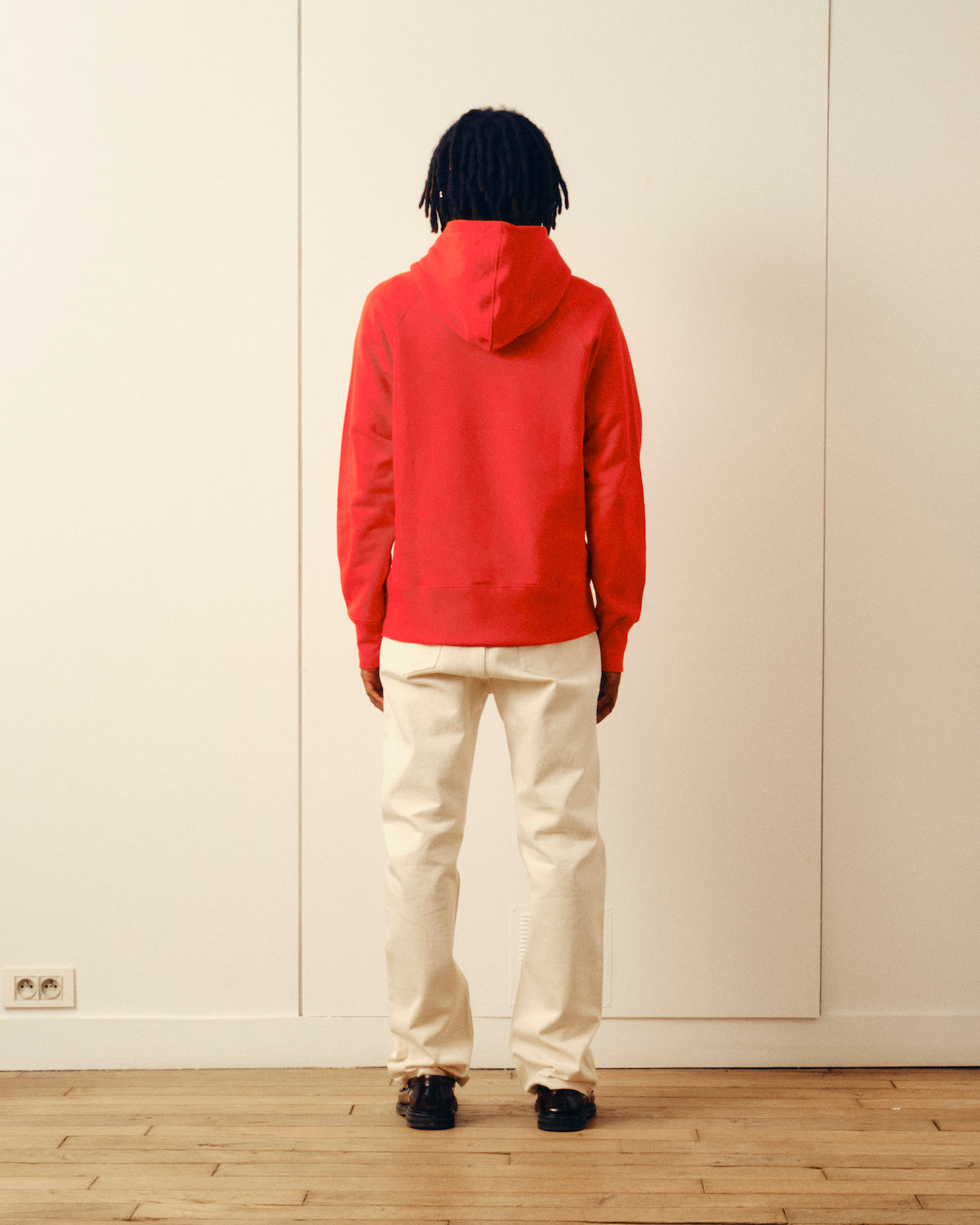 Le sweat à capuche - Rouge