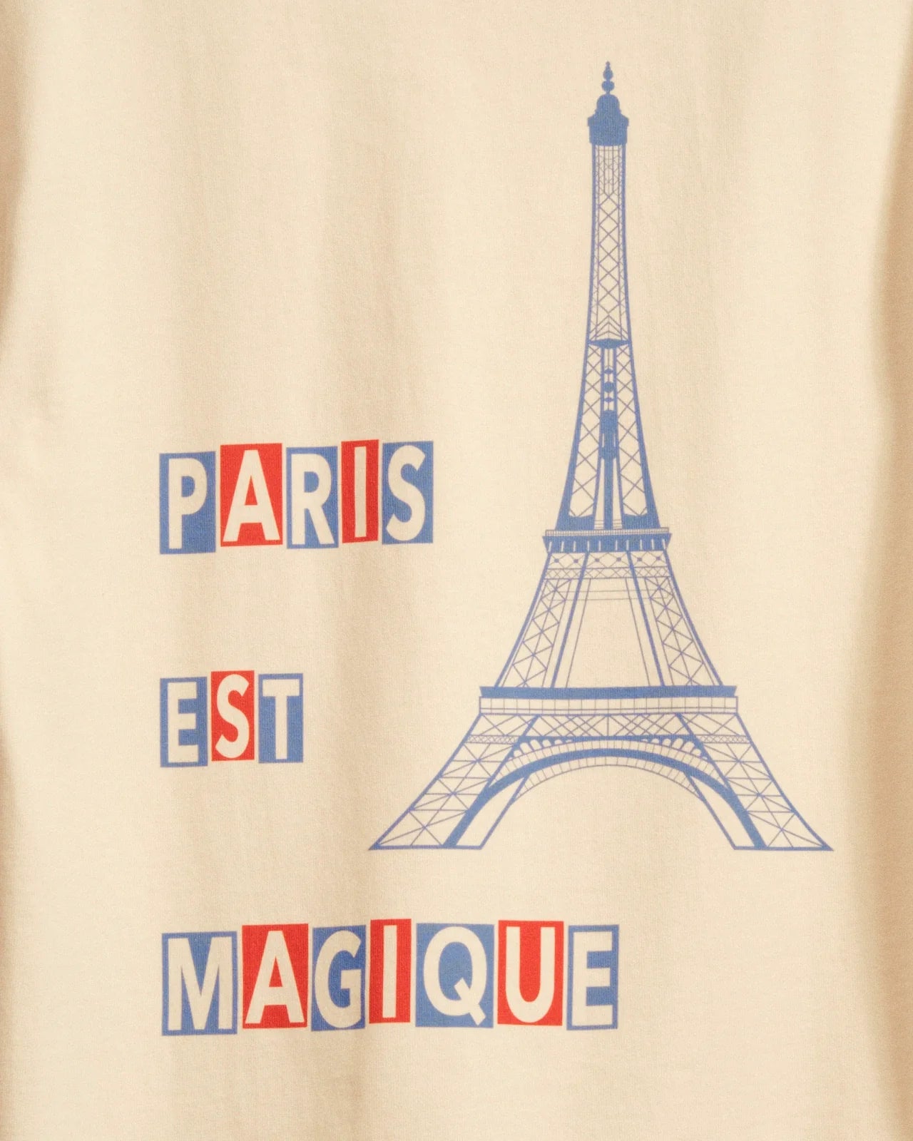 T-shirt Paris - Écru