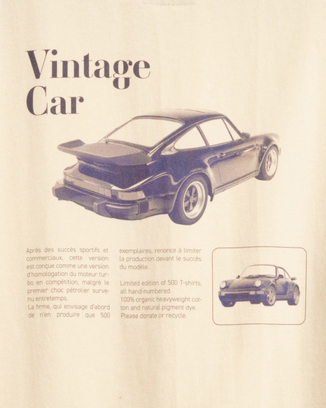 T-shirt Alerte Spoiler - Écru