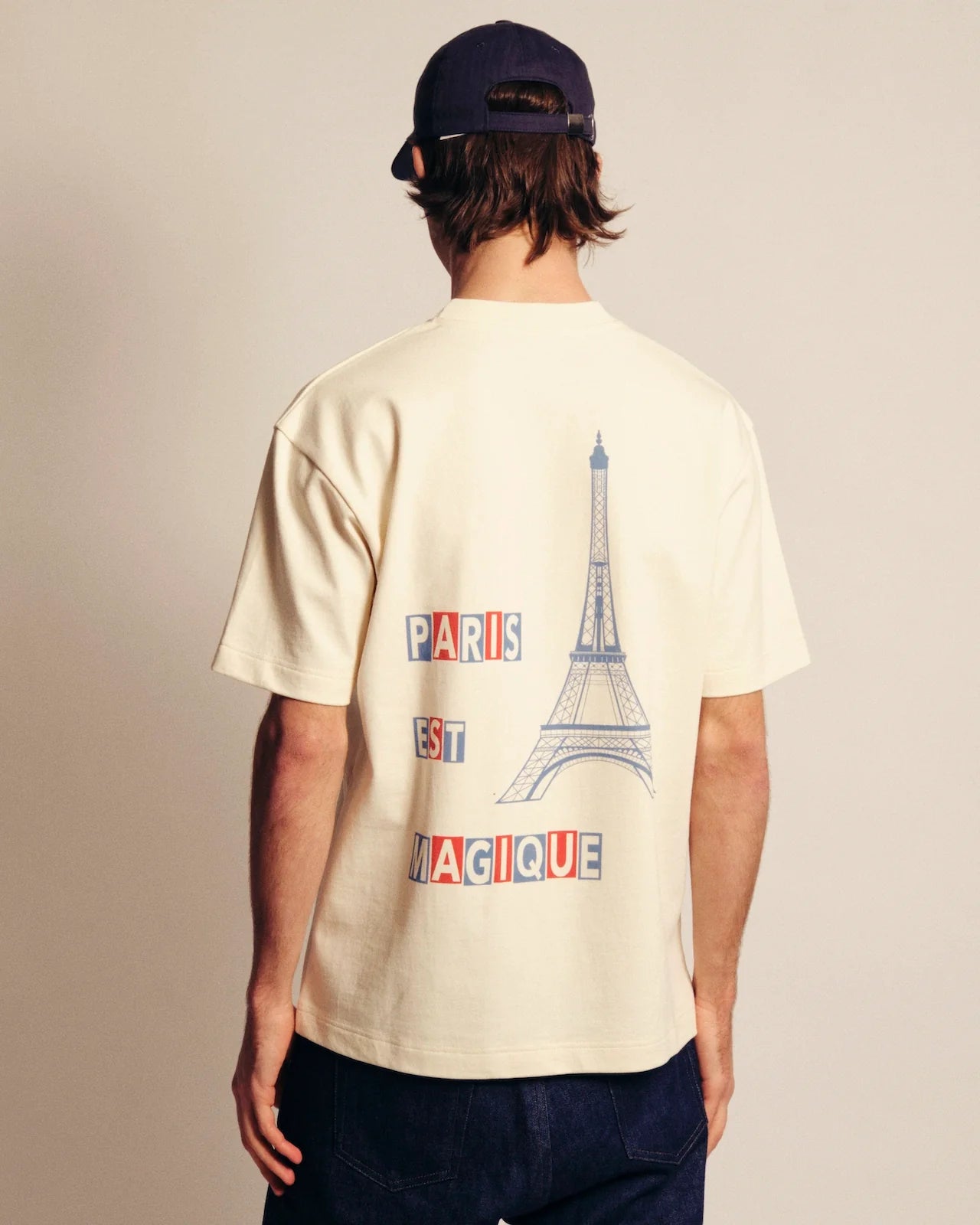 T-shirt Paris - Écru