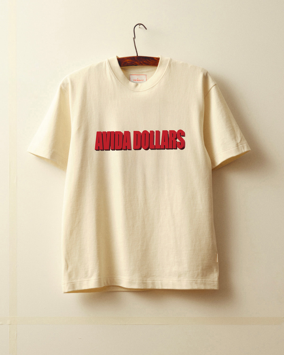 T-shirt Dollar - Blanc cassé