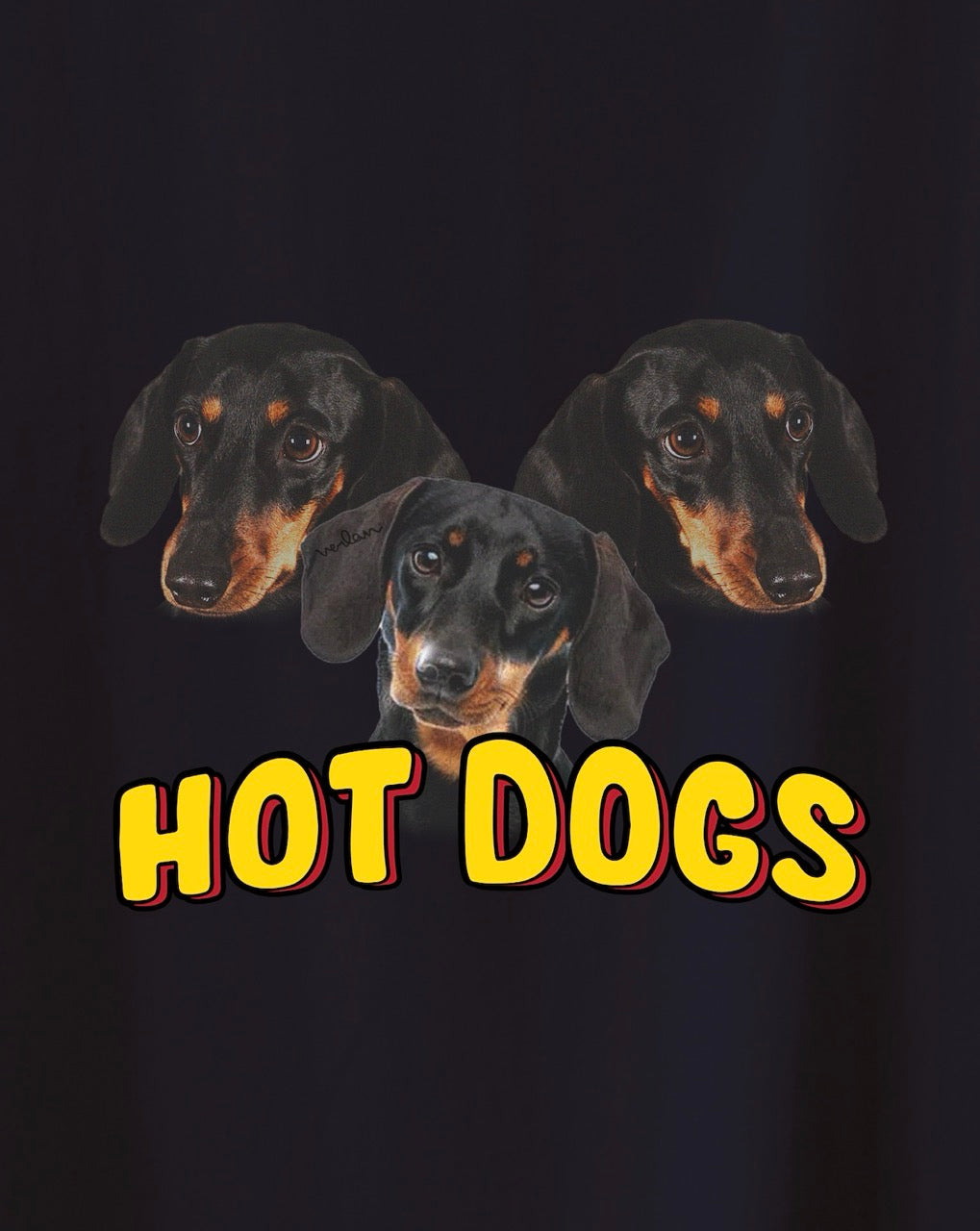 T-shirt Hot Dogs - Bleu marine