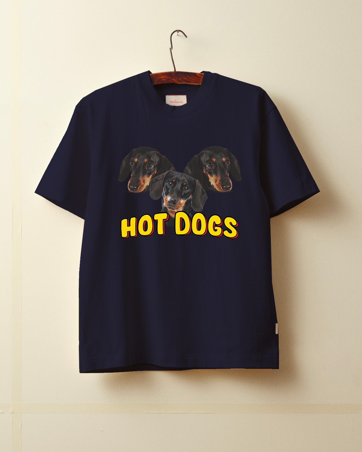 T-shirt Hot Dogs - Bleu marine