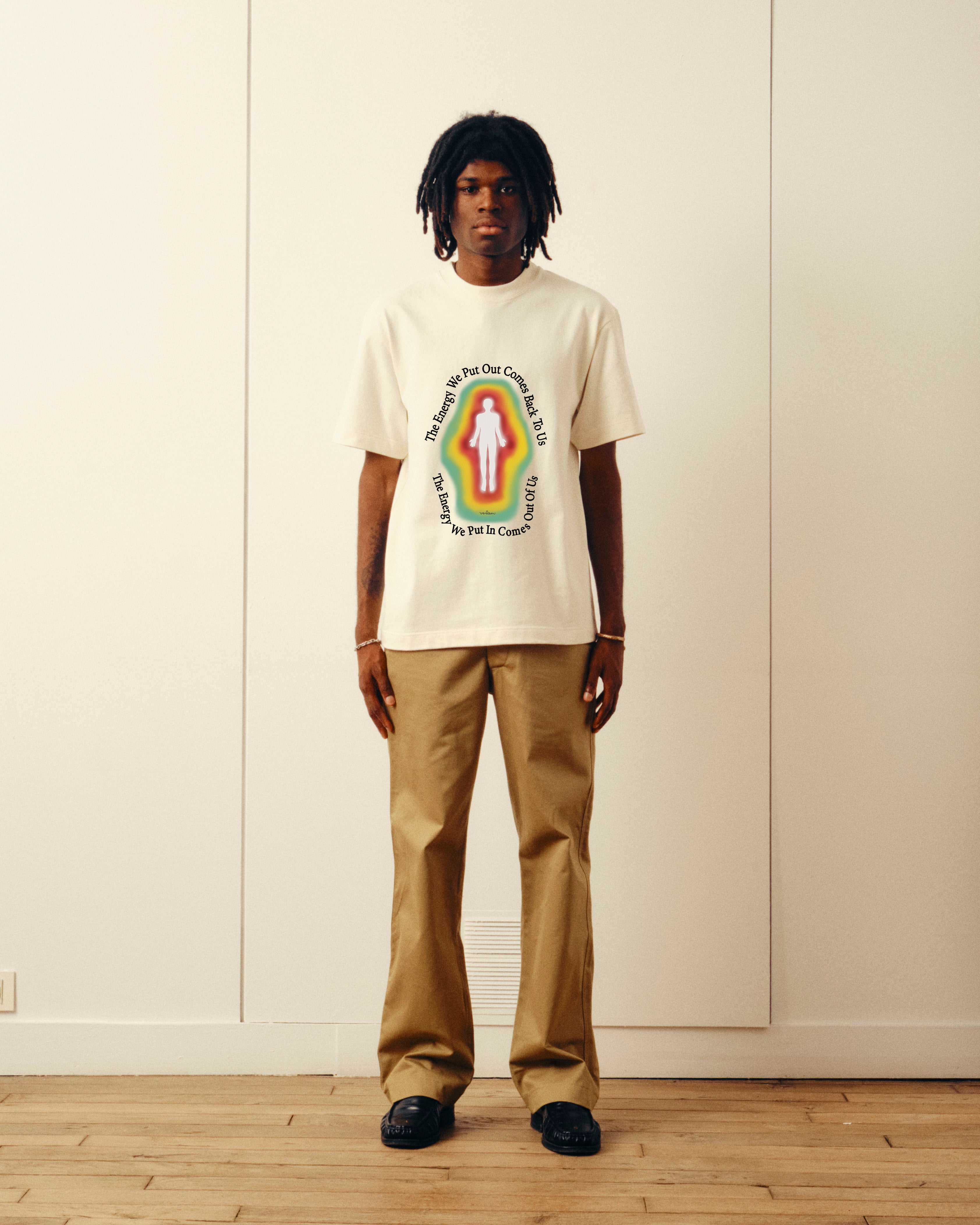 T-shirt Énergie - Blanc cassé