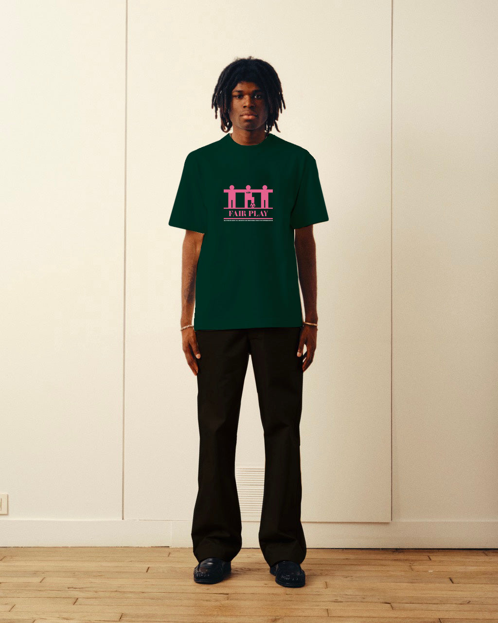 T-shirt Fair Play - Blanc cassé