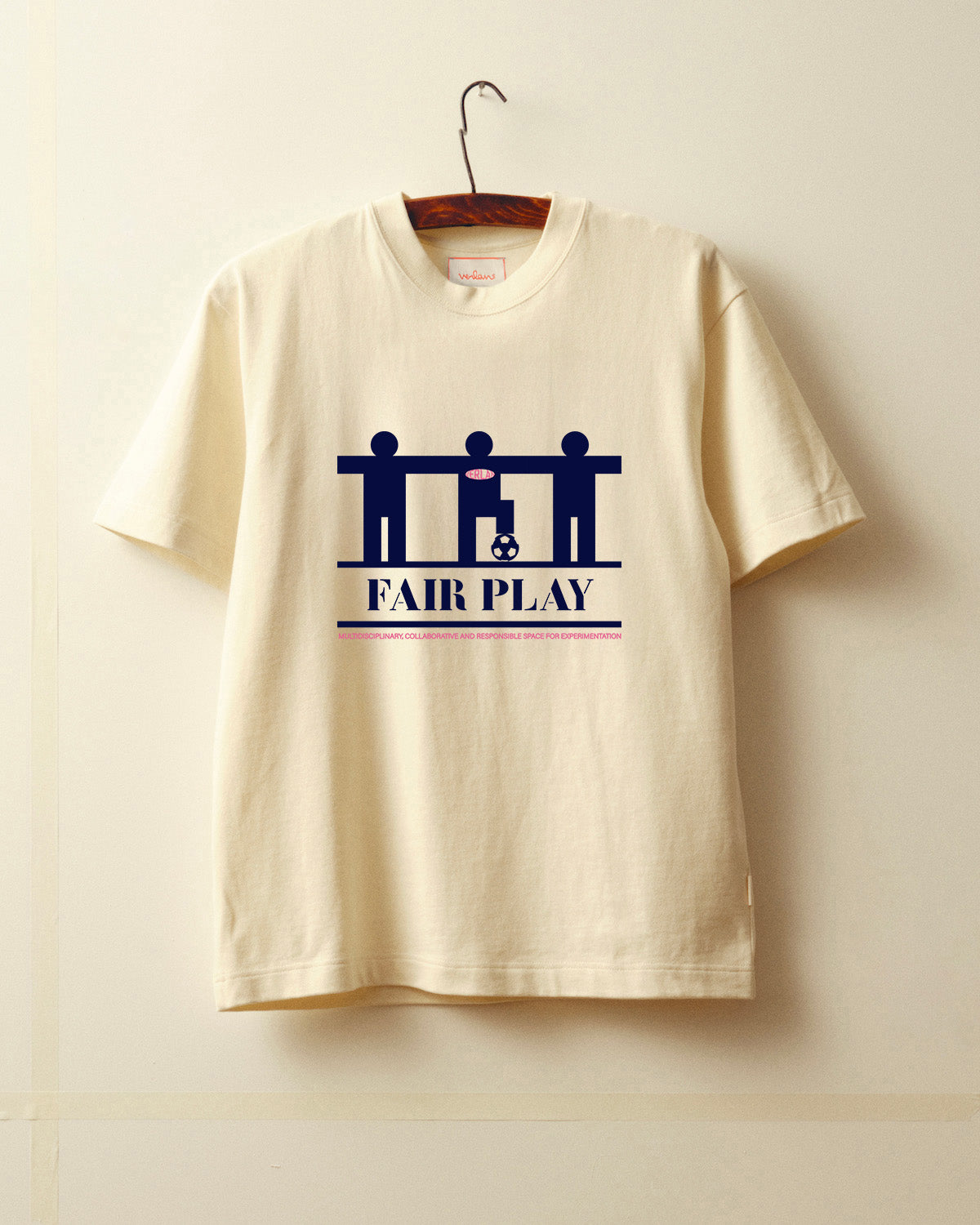 T-shirt Fair Play - Blanc cassé