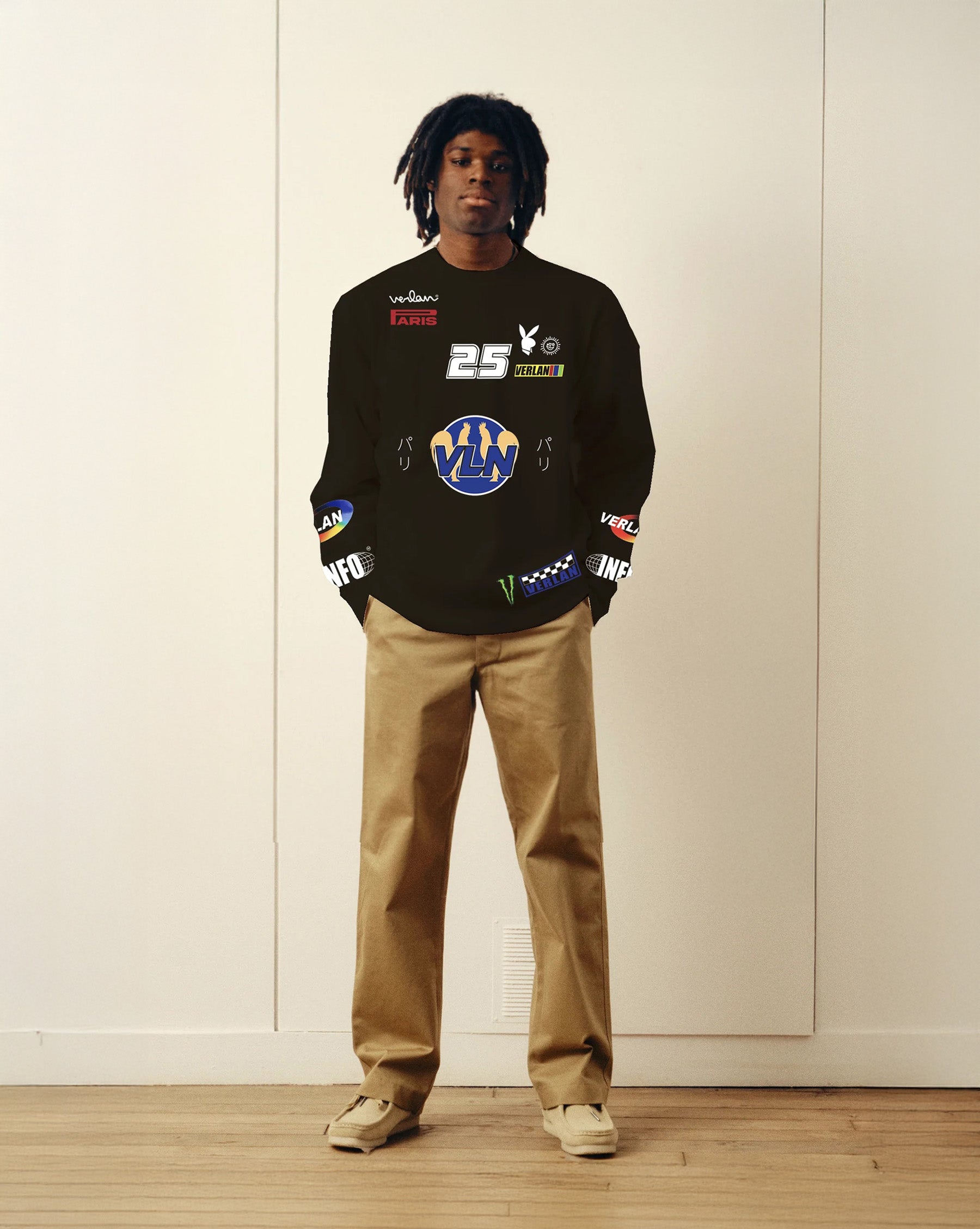 T-shirt Racing - Noir