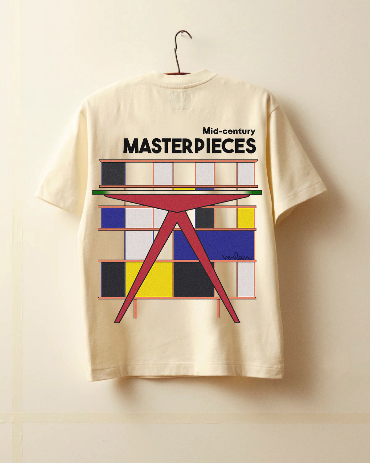 T-shirt Masterpiece - Blanc cassé