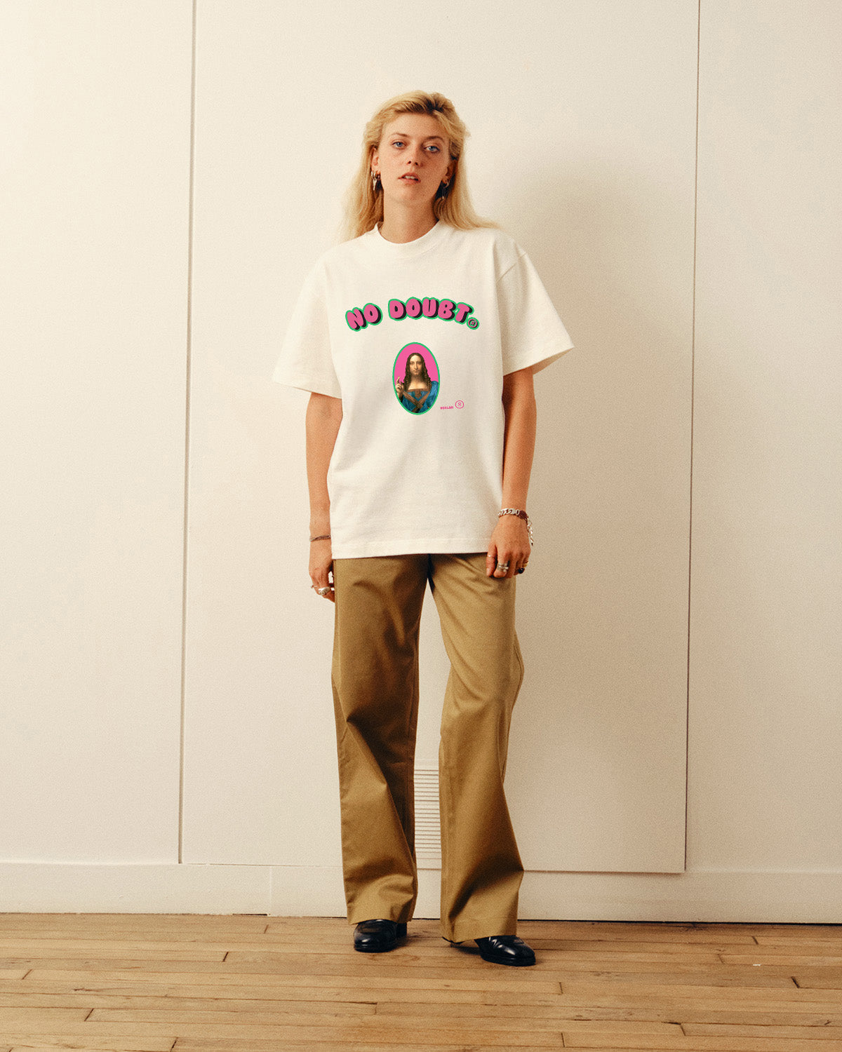 T-shirt No Doubt - Blanc cassé