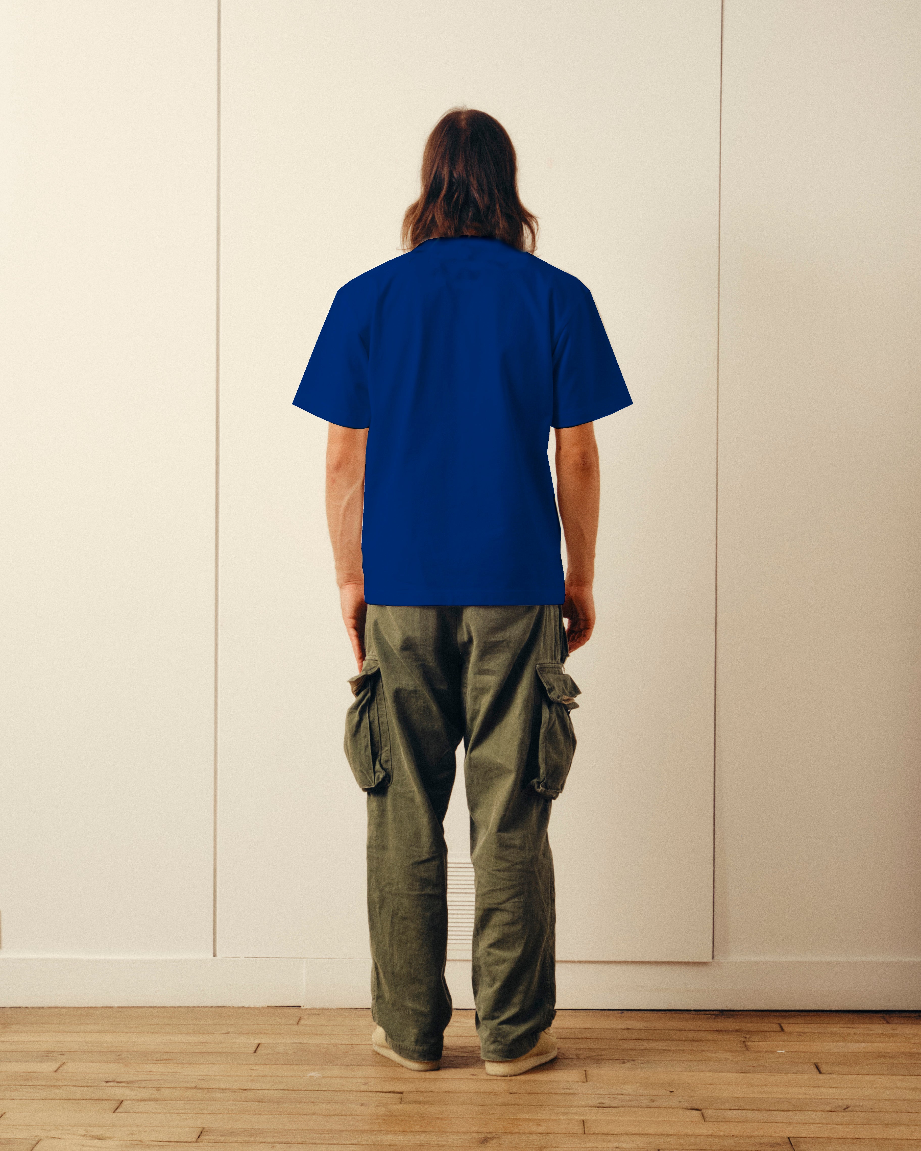 T-shirt No Gods - Bleu