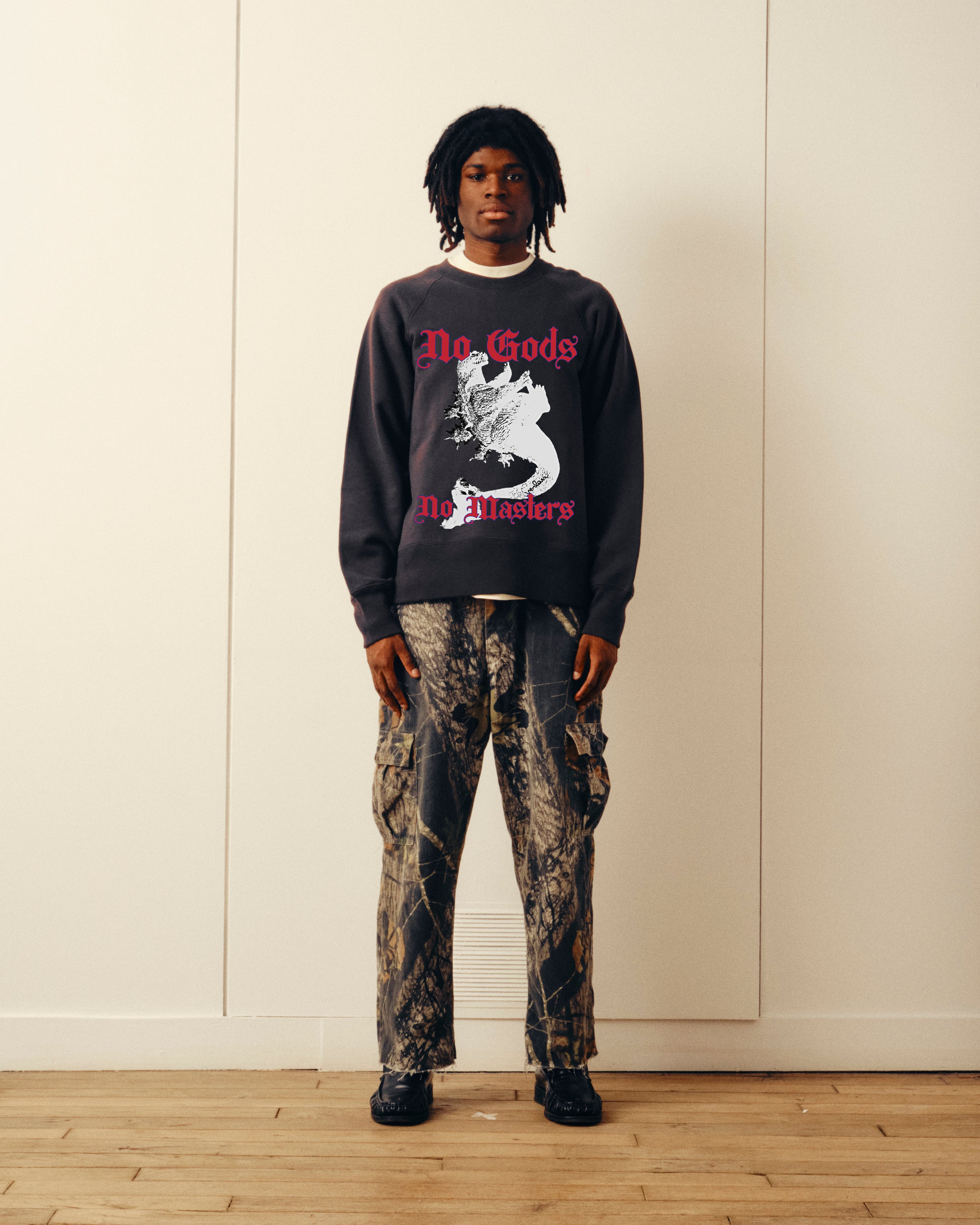 Sweatshirt No Gods - Noir