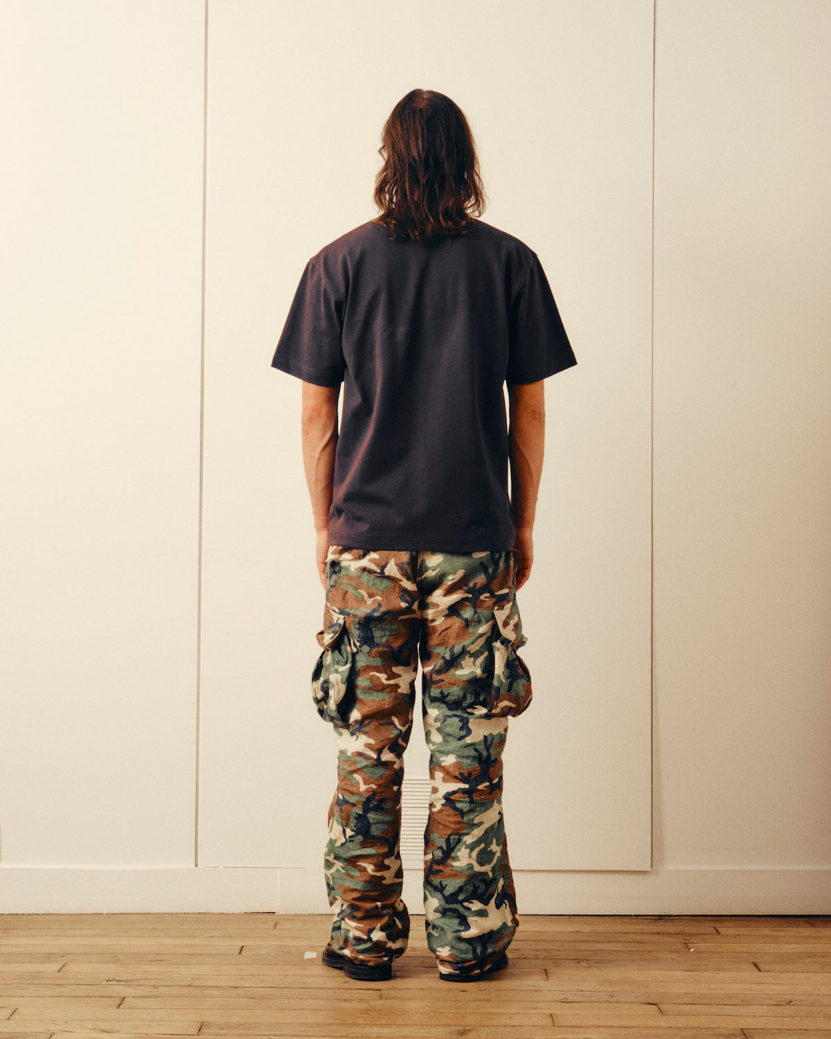 T-shirt Marché - Noir délavé