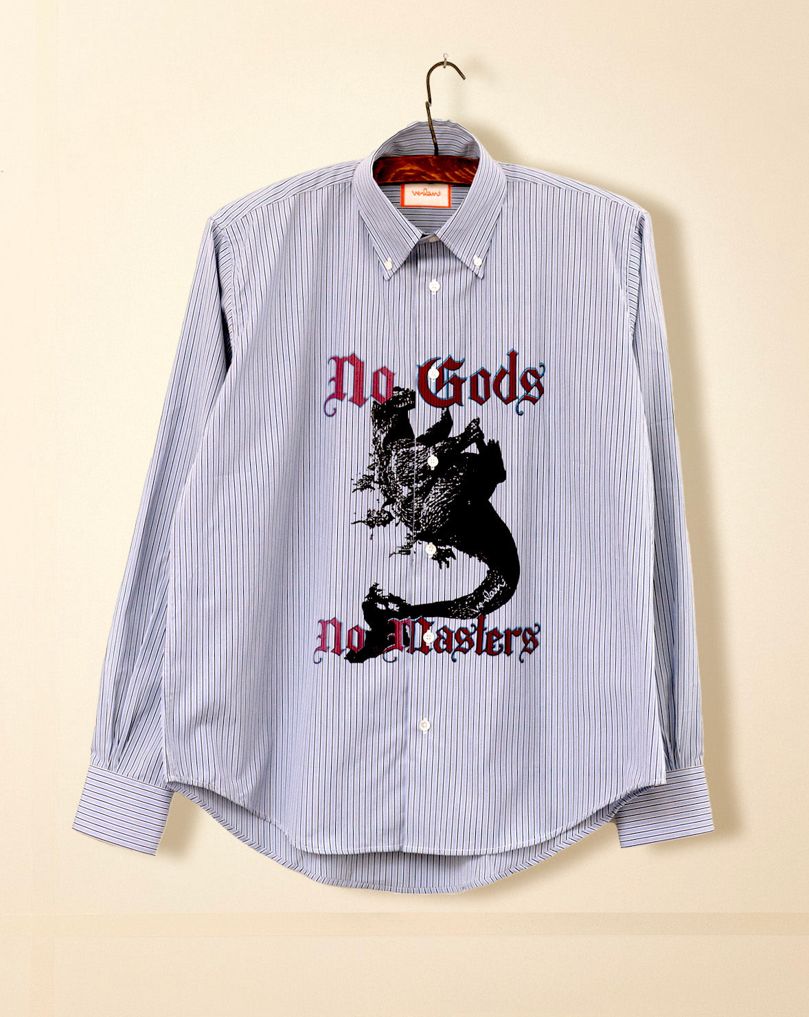No Gods shirt - Blue stripes
