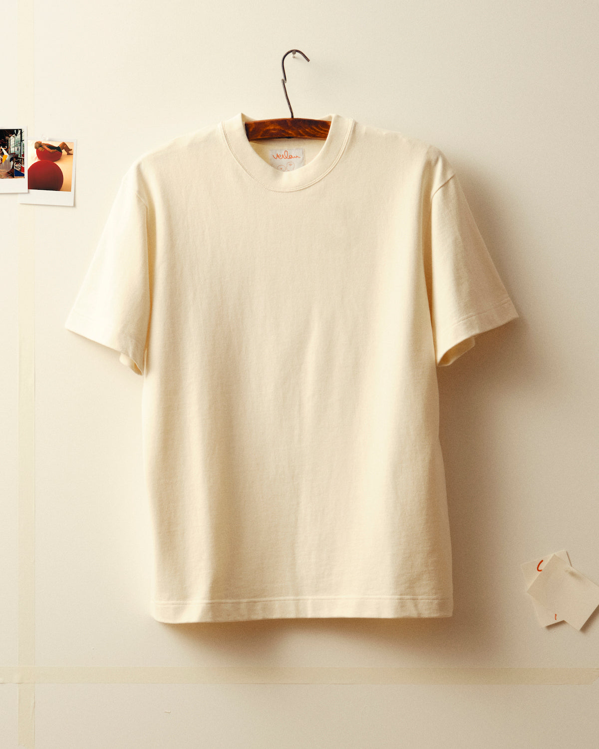 T-shirt Protégez votre tranquillité d'esprit - Écru