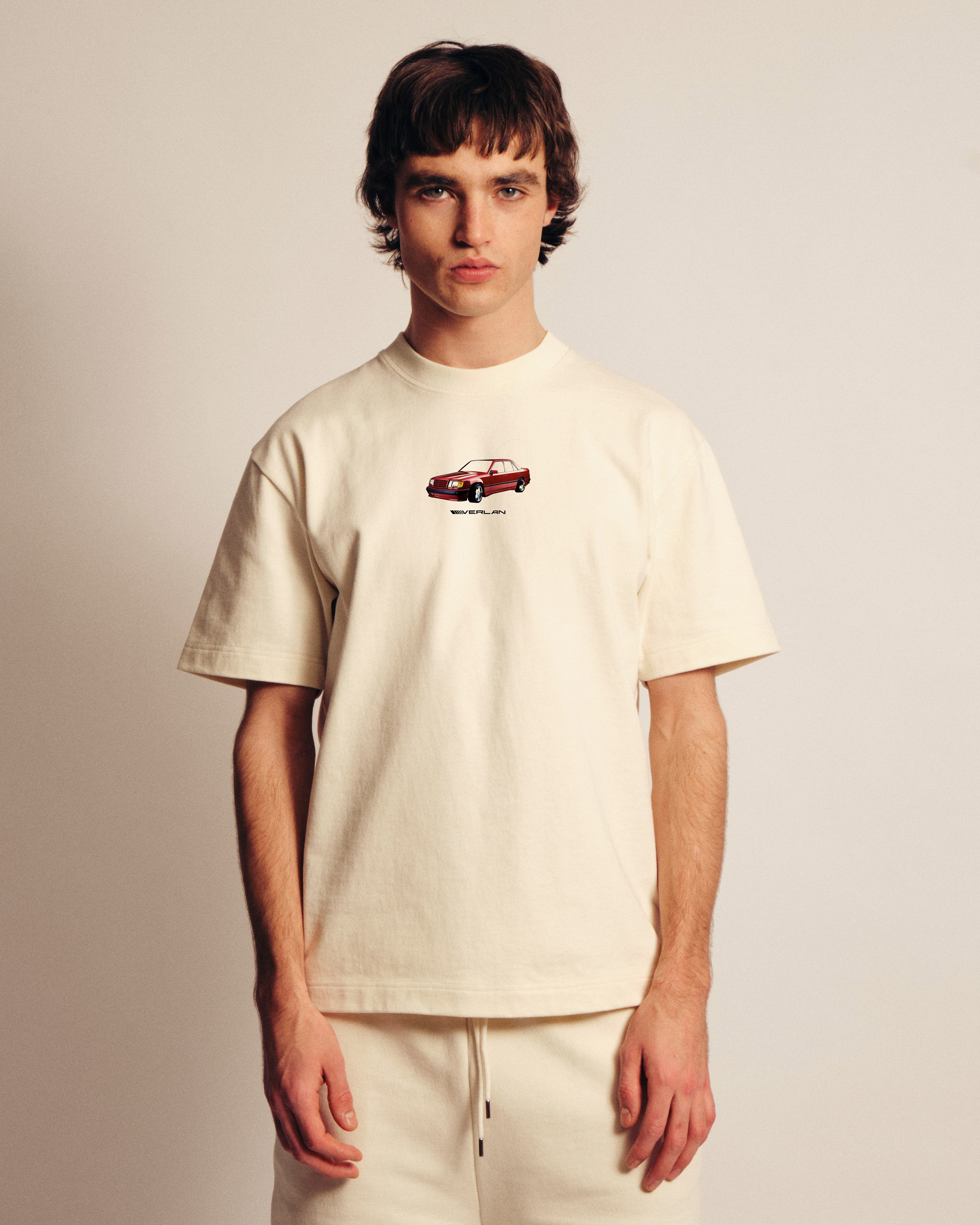 T-shirt Benz - Écru