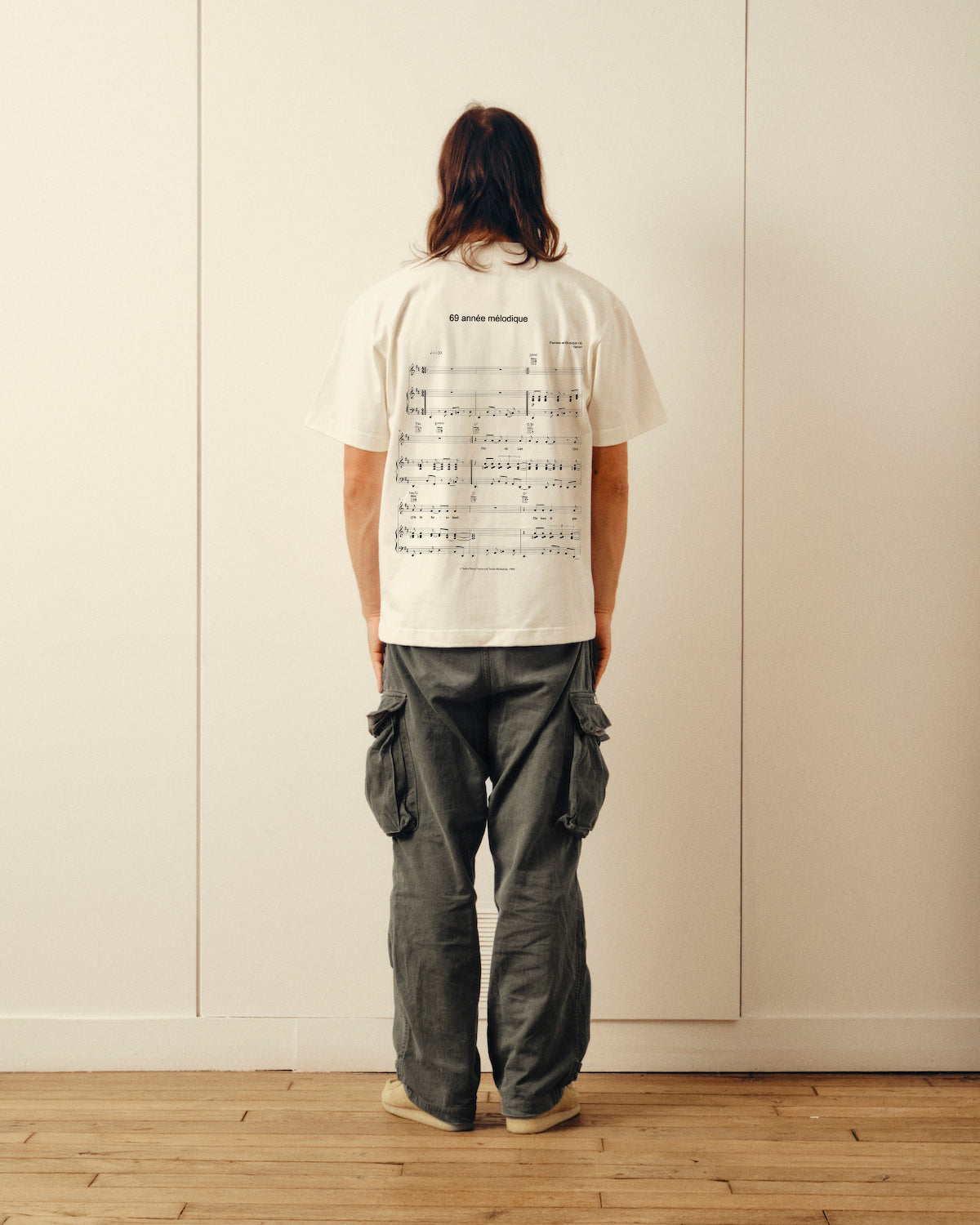 T-shirt 69 - Blanc cassé