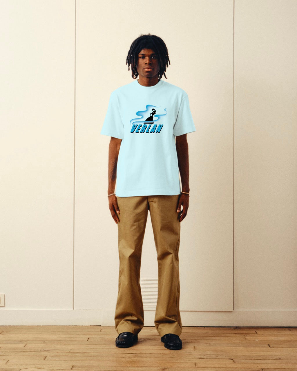 T-shirt Smocking Kills - Bleu clair