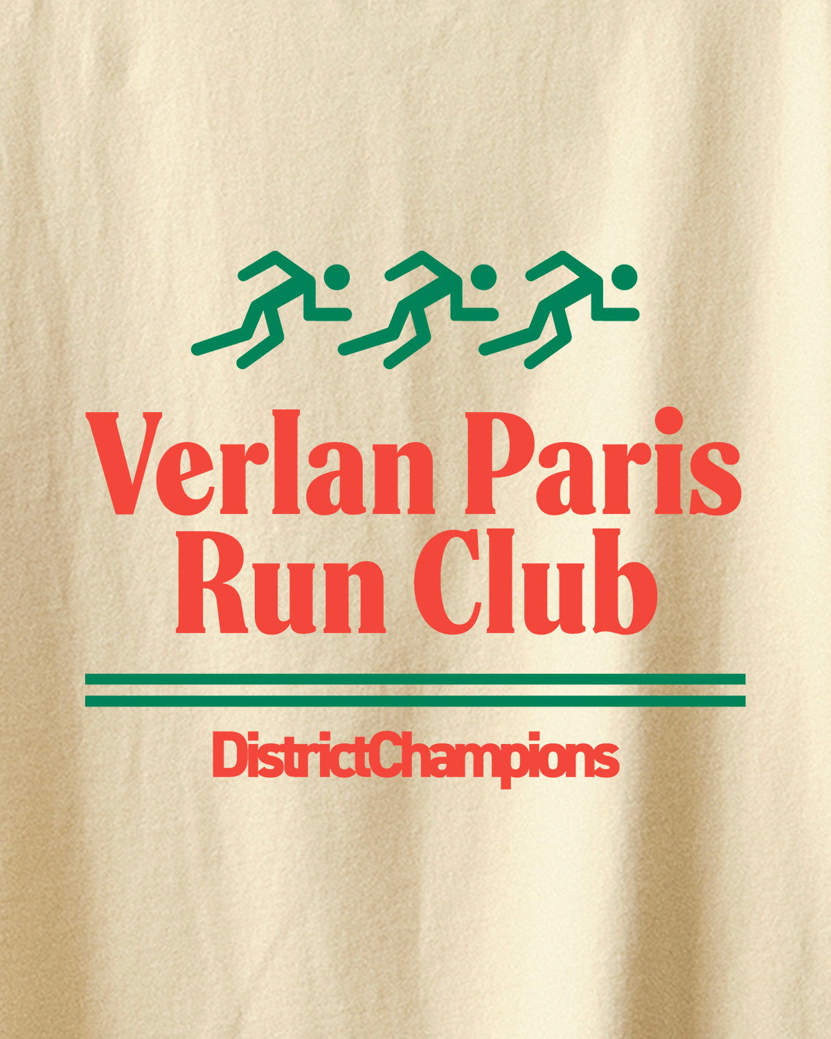 T-shirt Run Club - Blanc cassé