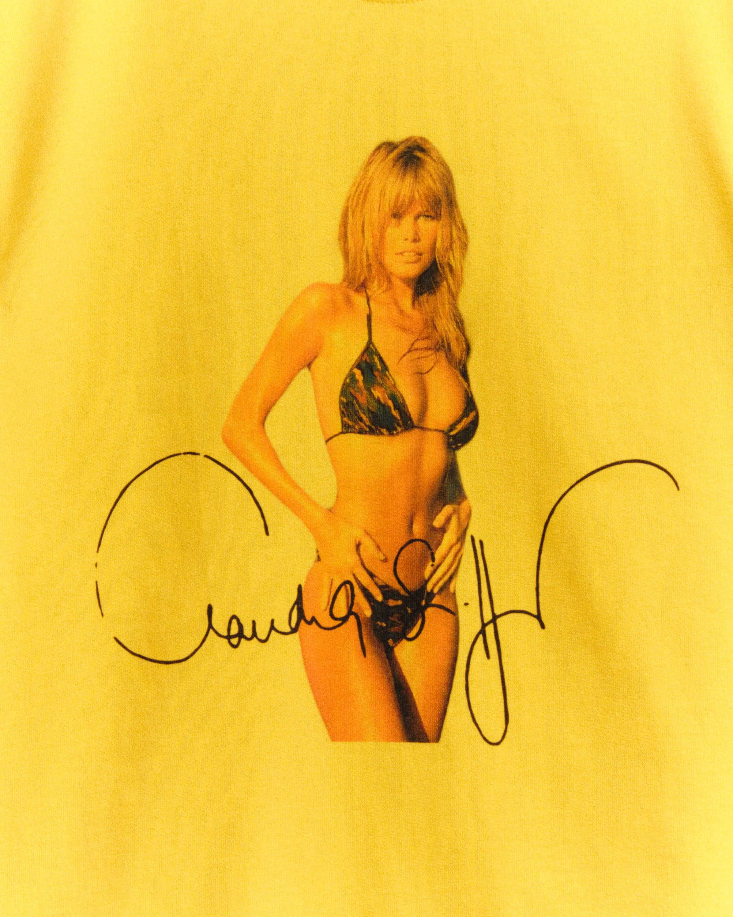 T-shirt Life Goal - Jaune Vif