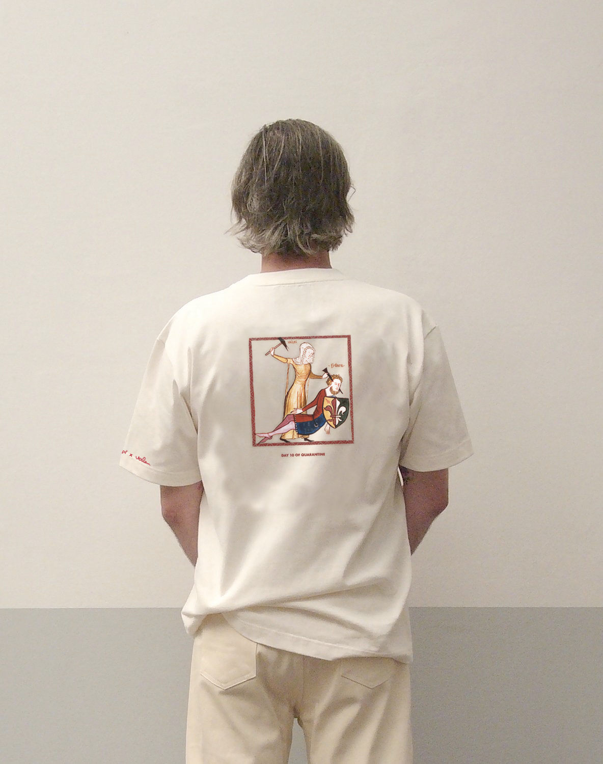 T-shirt Damien Kempf - Écru