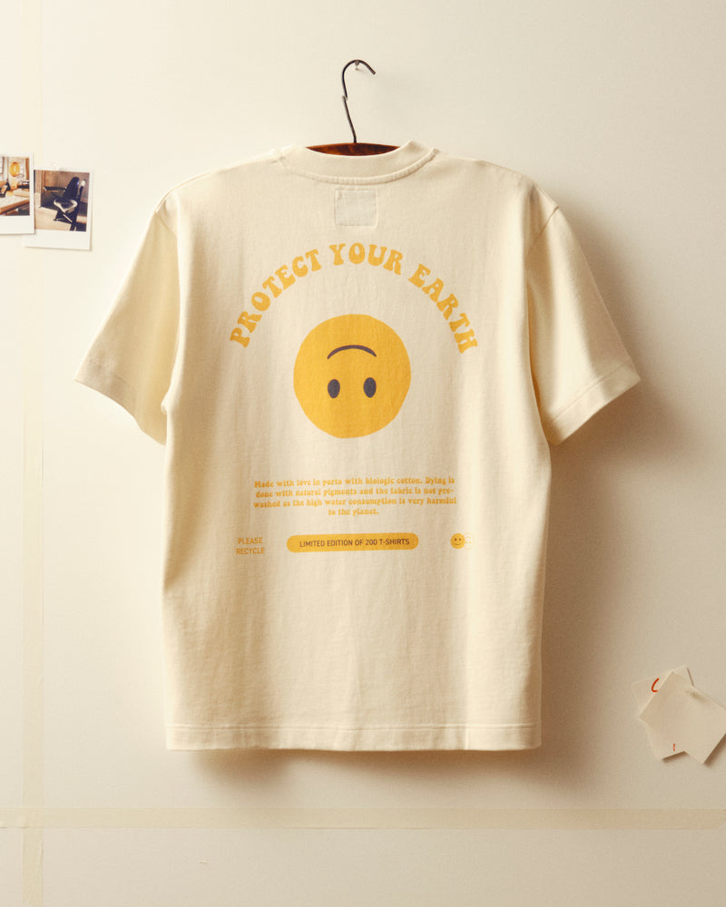 Protect Your Earth t-shirt - Ecru