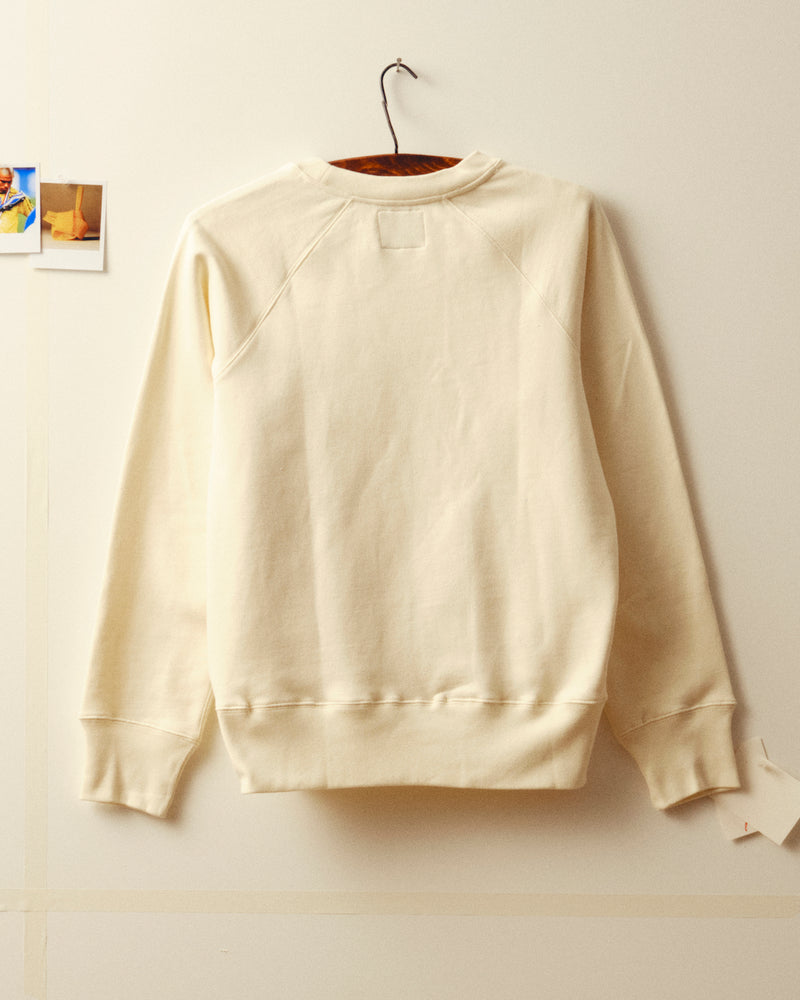 Action painting sweatshirt - Ecru