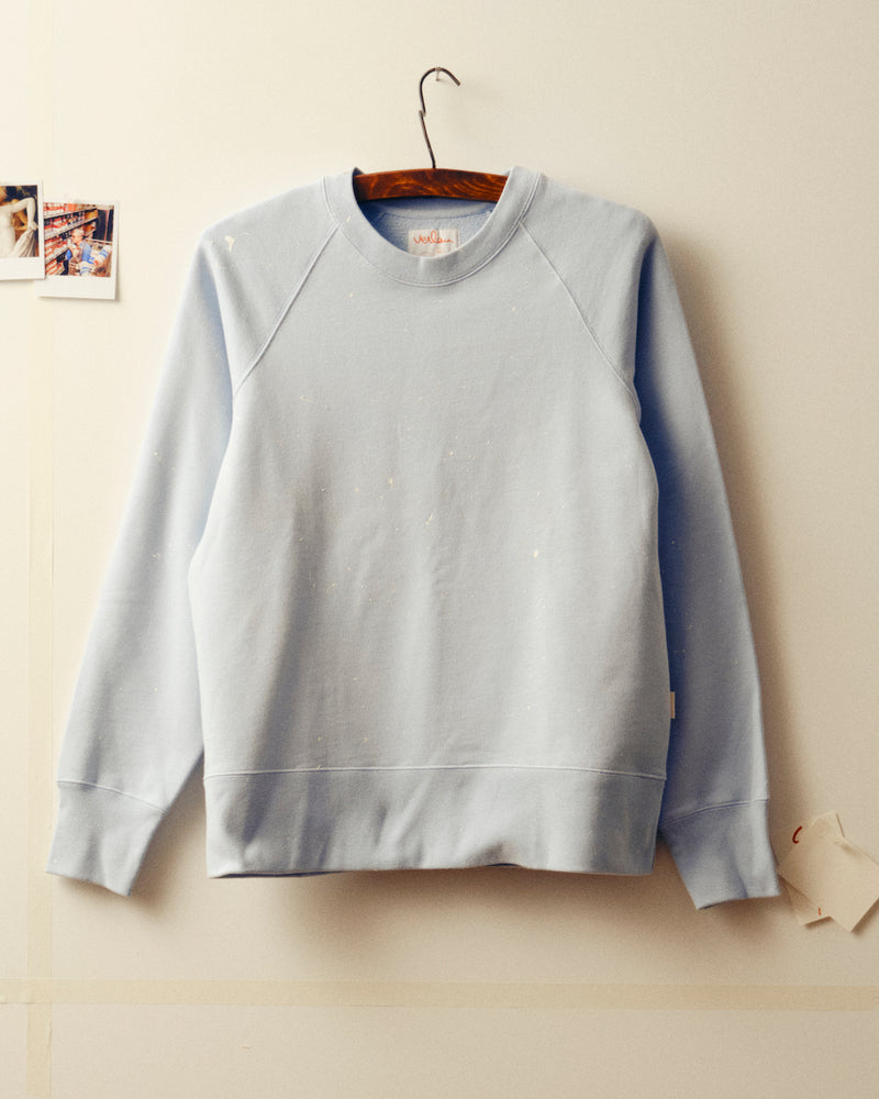 Action painting sweatshirt - Light Blue