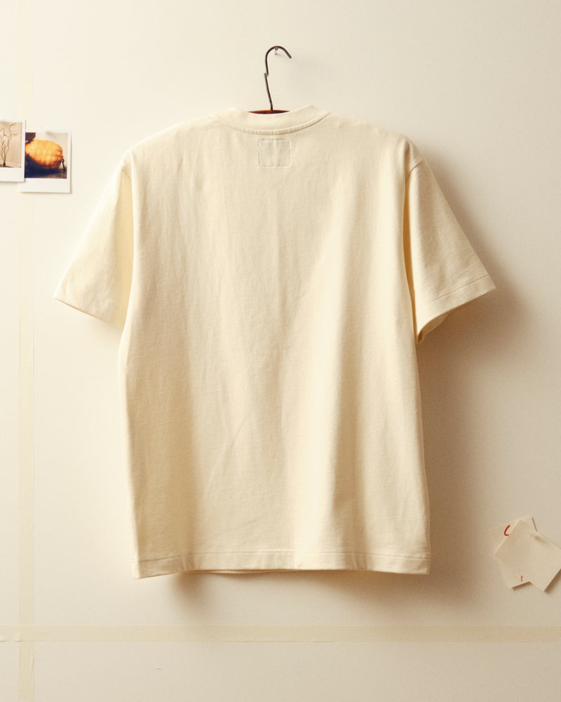 World Clock t-shirt - Ecru