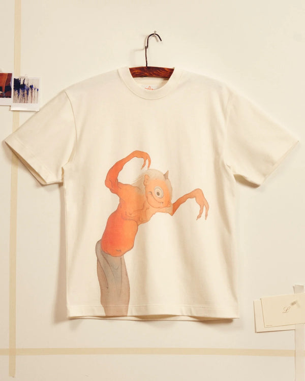 Japanese Monster t-shirt - Ecru