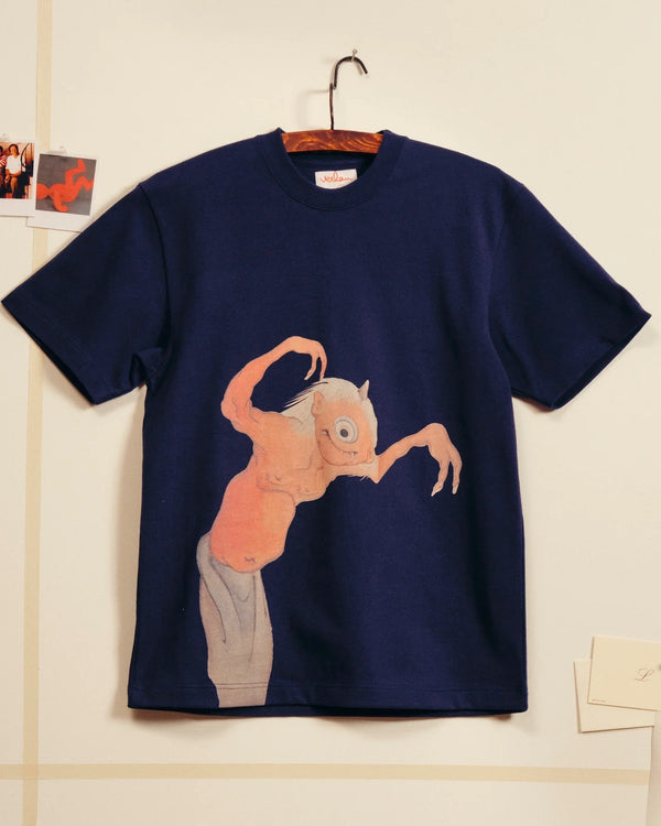 Japanese Monster t-shirt - Navy