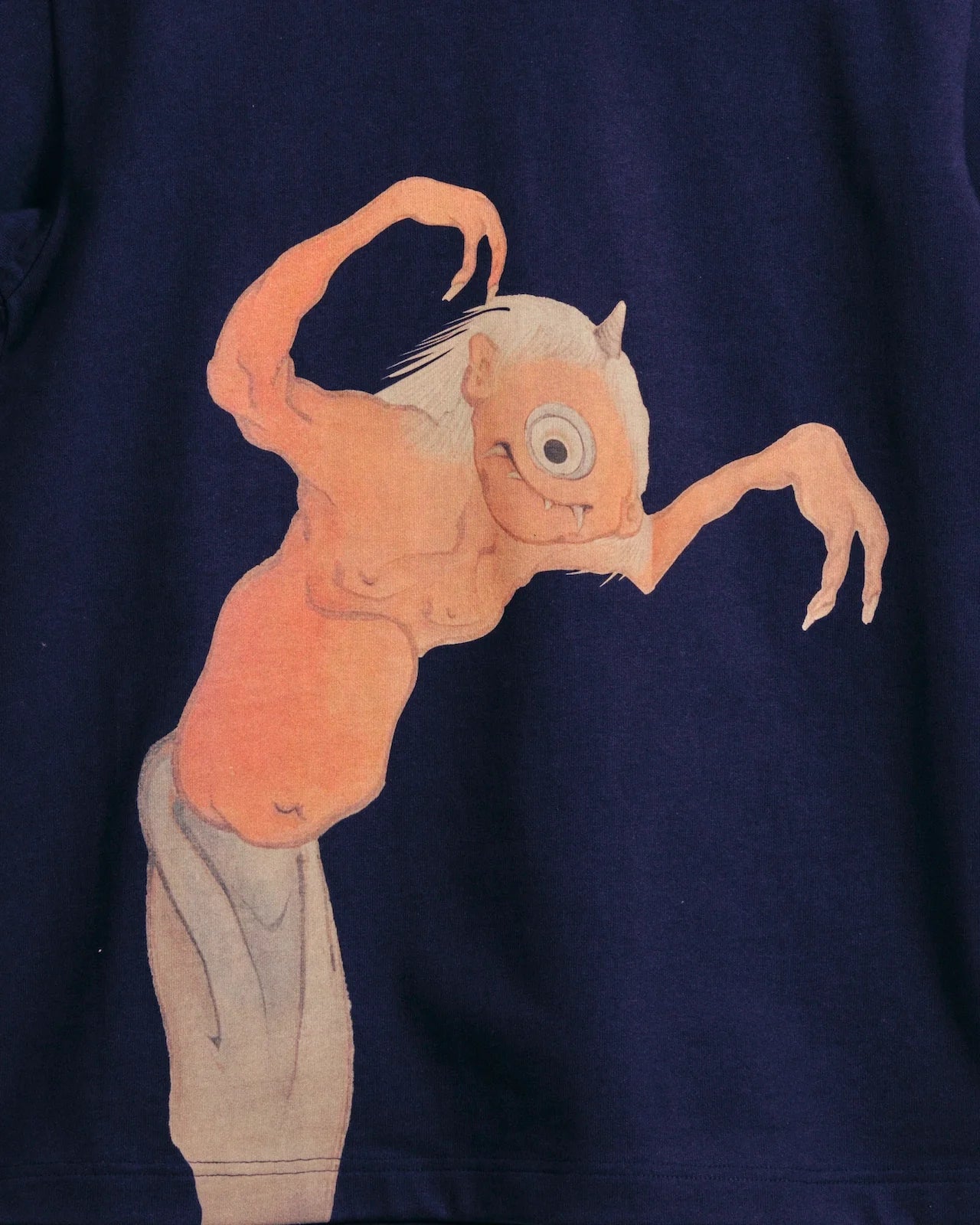 Japanese Monster t-shirt - Navy