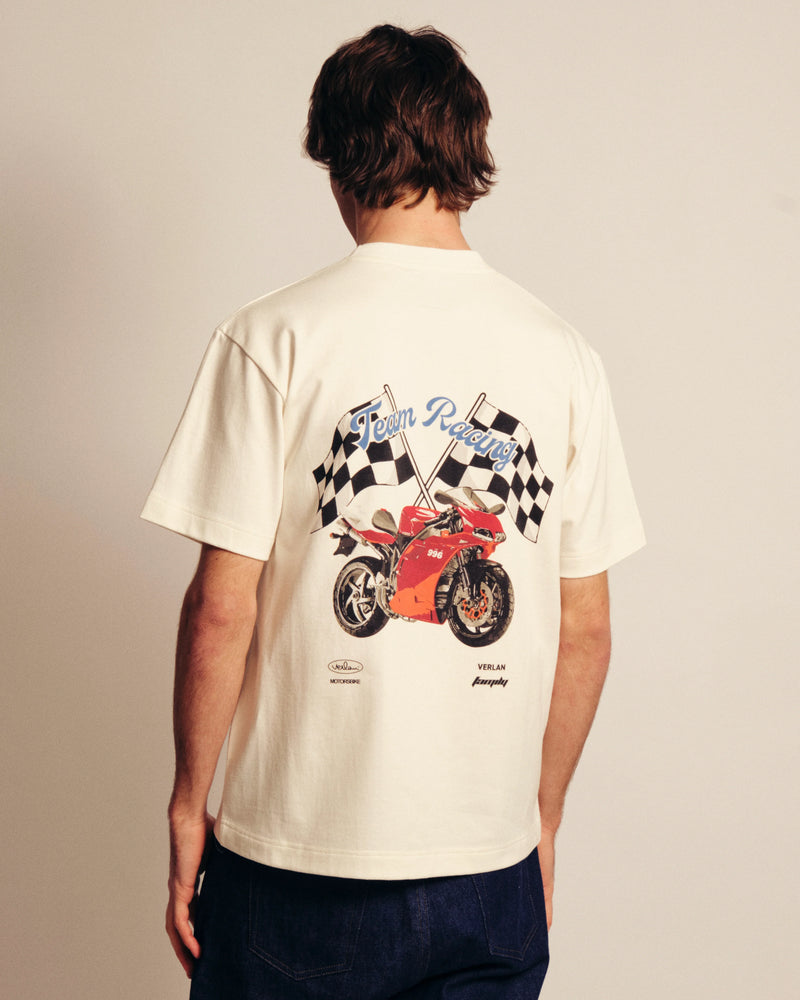 Team Racing t-shirt - Ecru