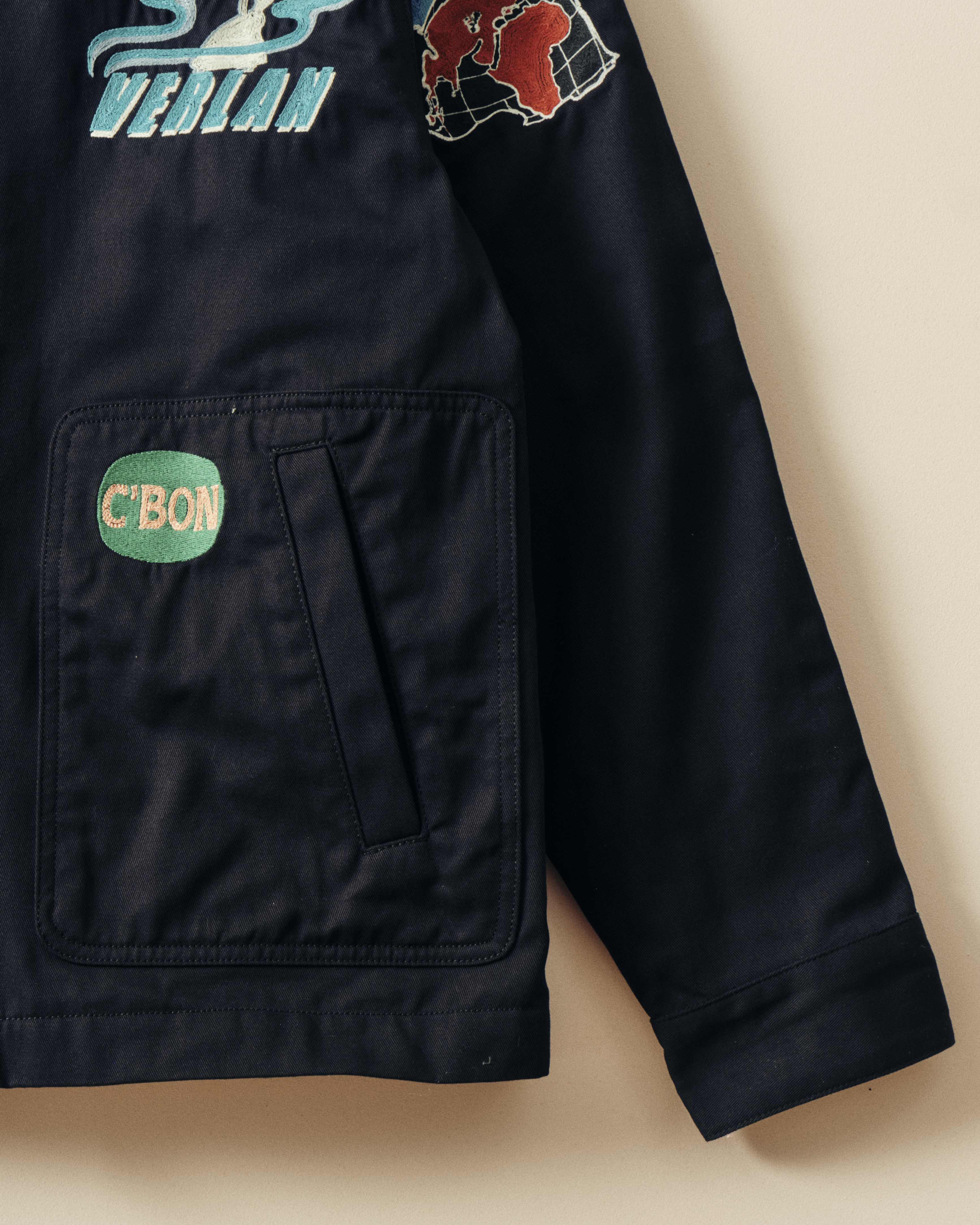 Patch Jacket - Navy