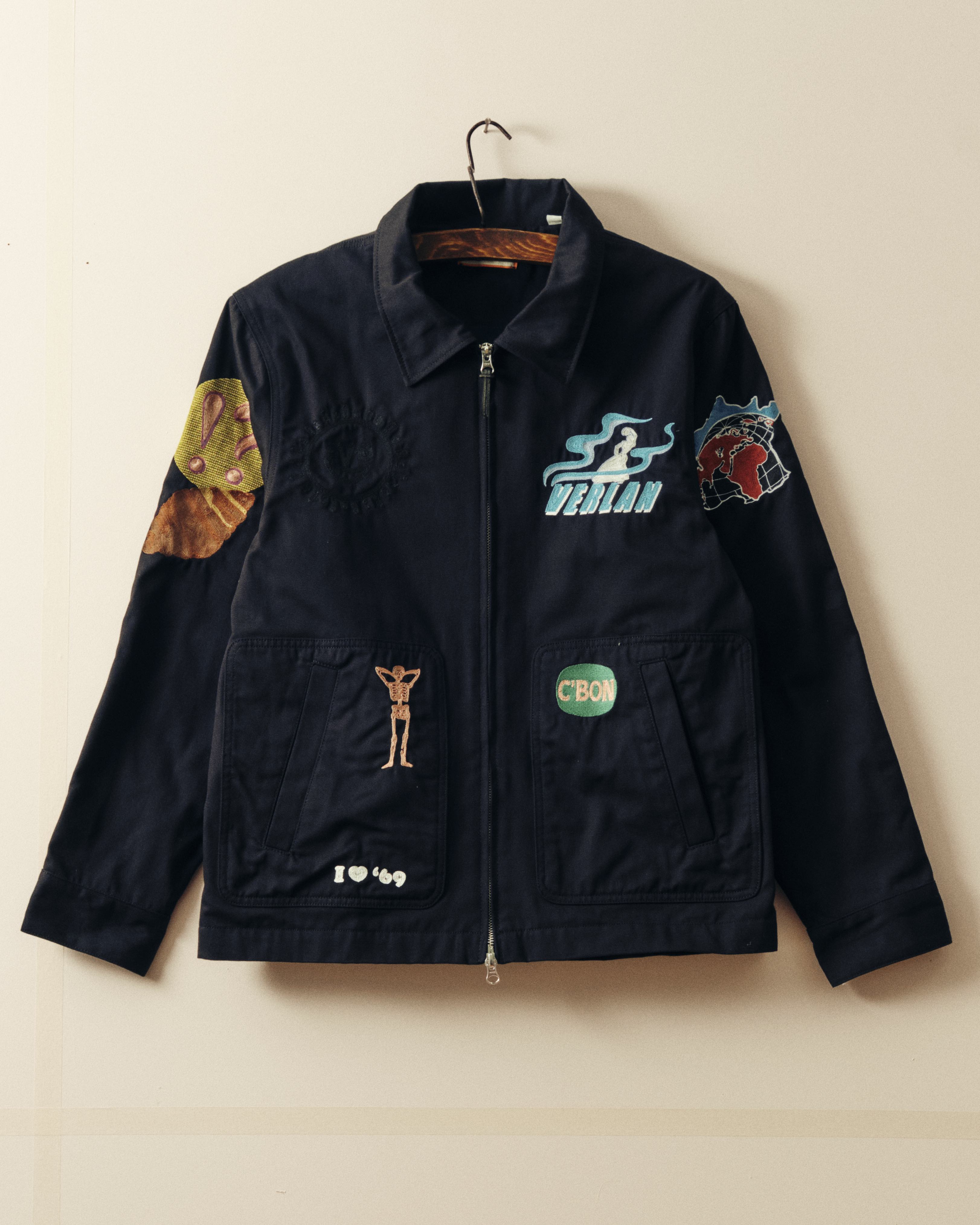 Patch Jacket - Navy