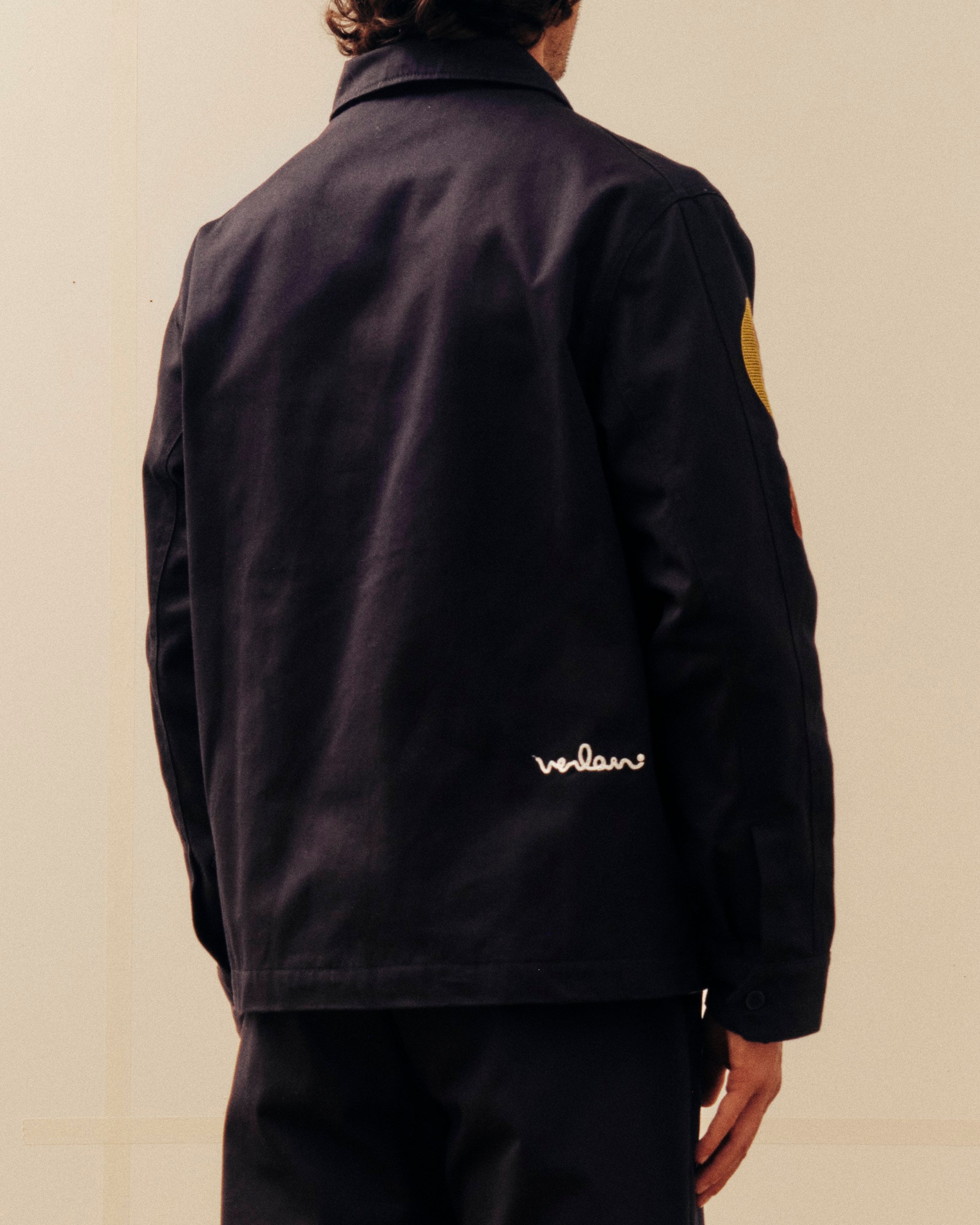 Patch Jacket - Navy