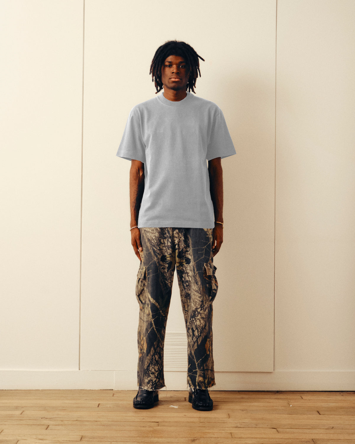 T-shirt Baguette - Gris chiné