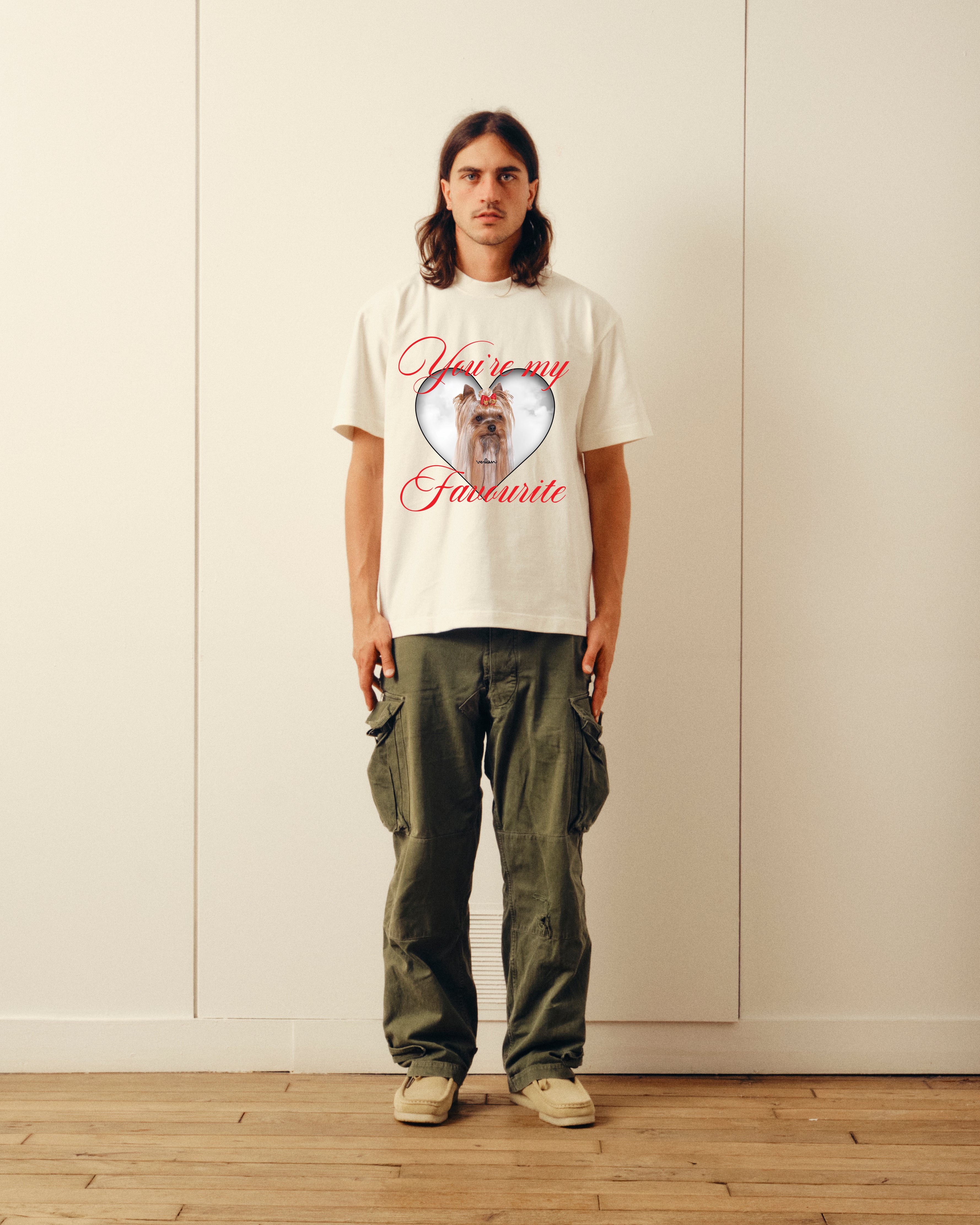 T-shirt Favorite - Blanc cassé