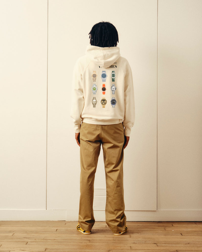 Iconic Timers Part 1 Hoodie - Ecru