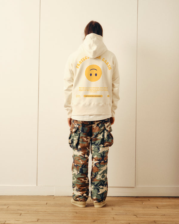 Protect Your Earth Hoodie - Ecru