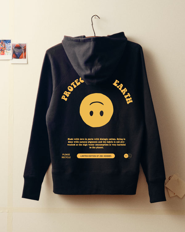 Protect Your Earth Hoodie - Off-Black