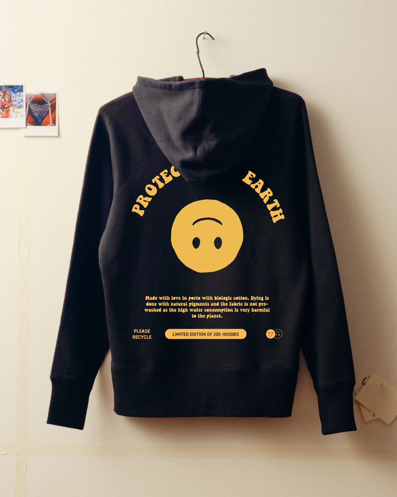Protect Your Earth Hoodie - Off-Black