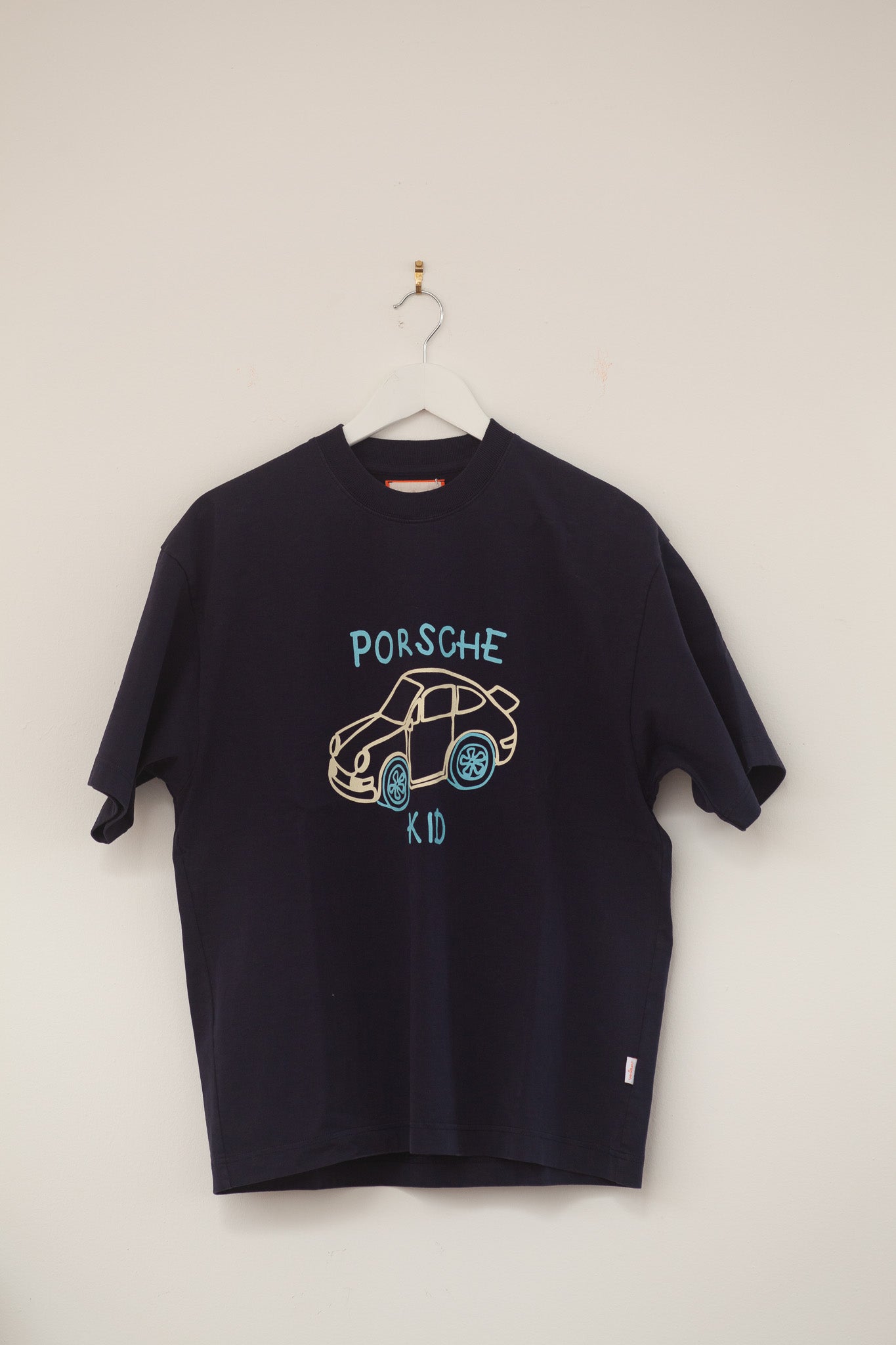Sample Sale - Porsche Kid tee - Navy