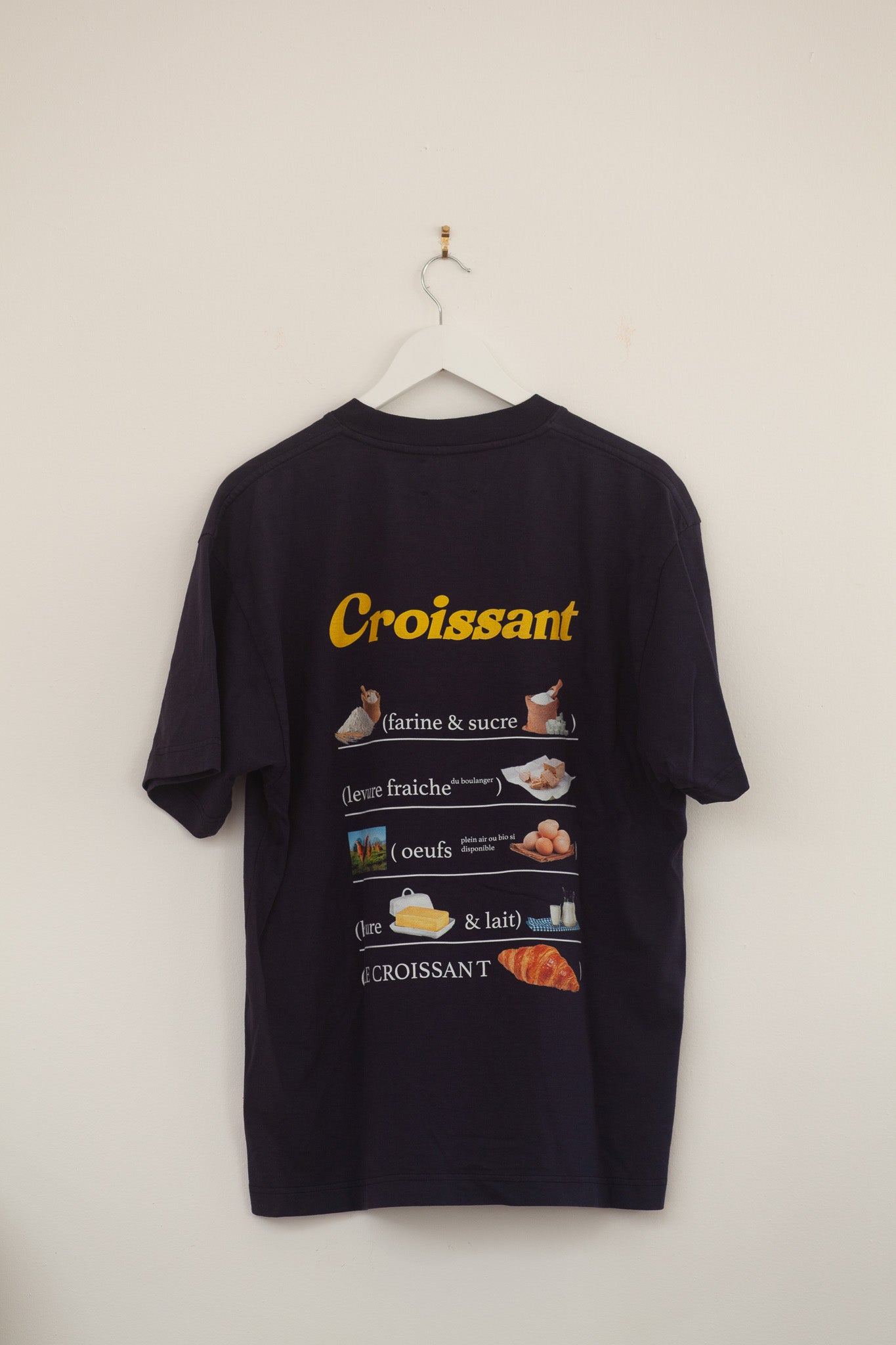 Sample Sale - Croissant tee - Navy