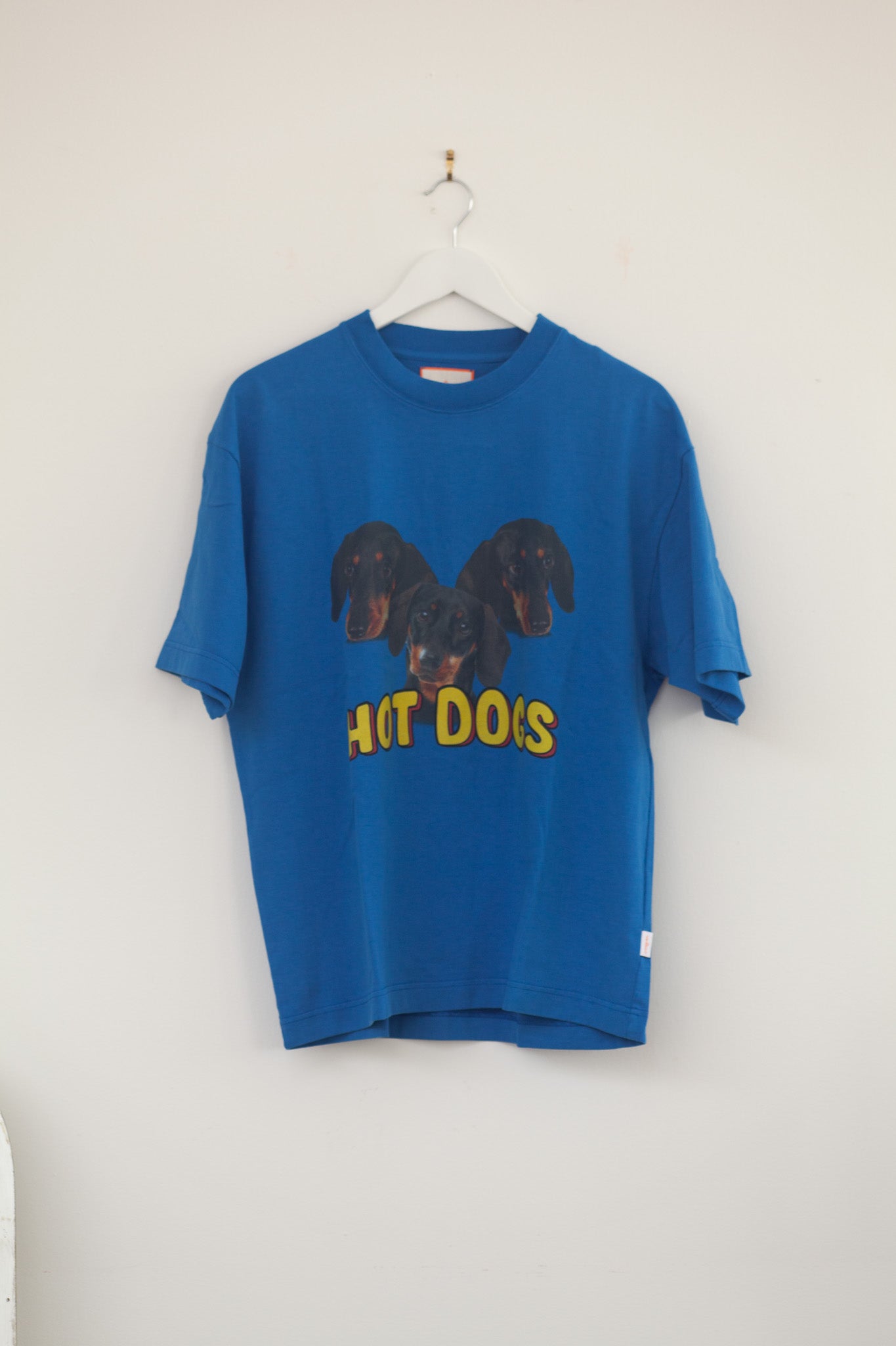 Sample Sale - Hot Dogs tee - Princess Blue