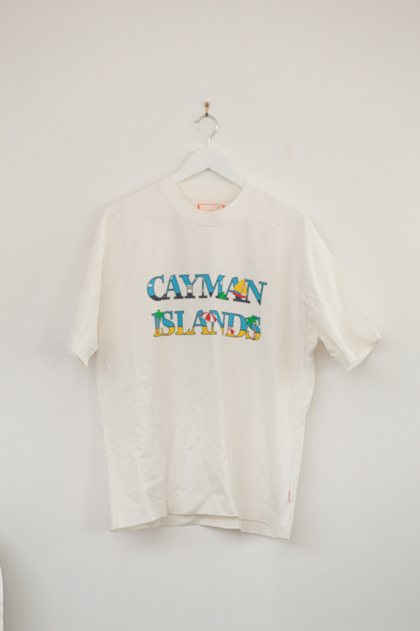 Sample Sale - Cayman Island tee - Off White