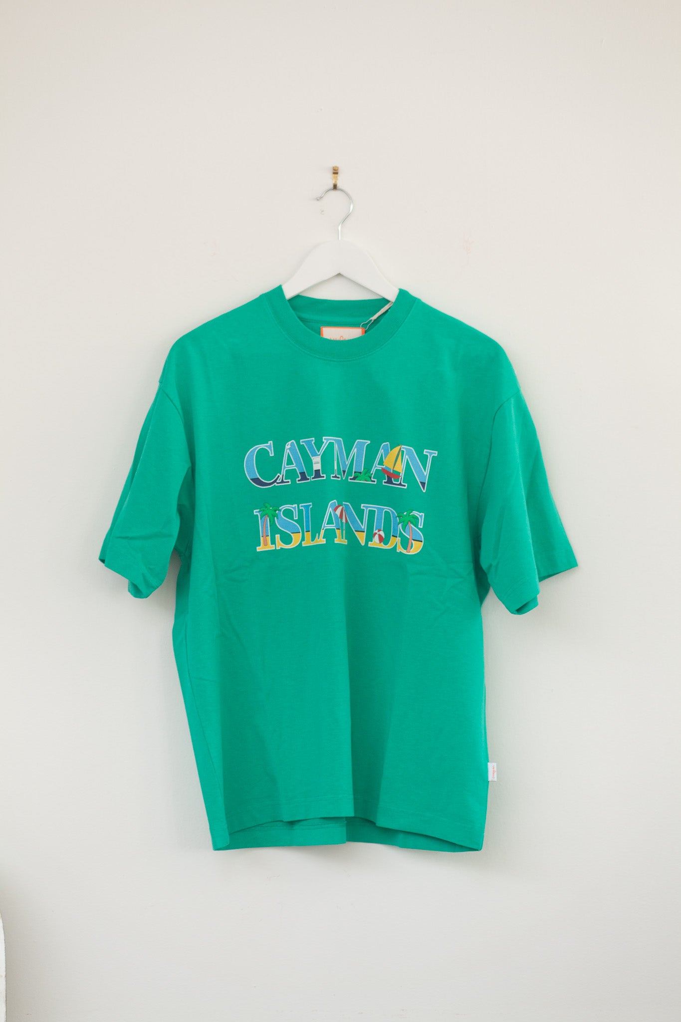 Sample Sale - Cayman Island tee - Green Apple
