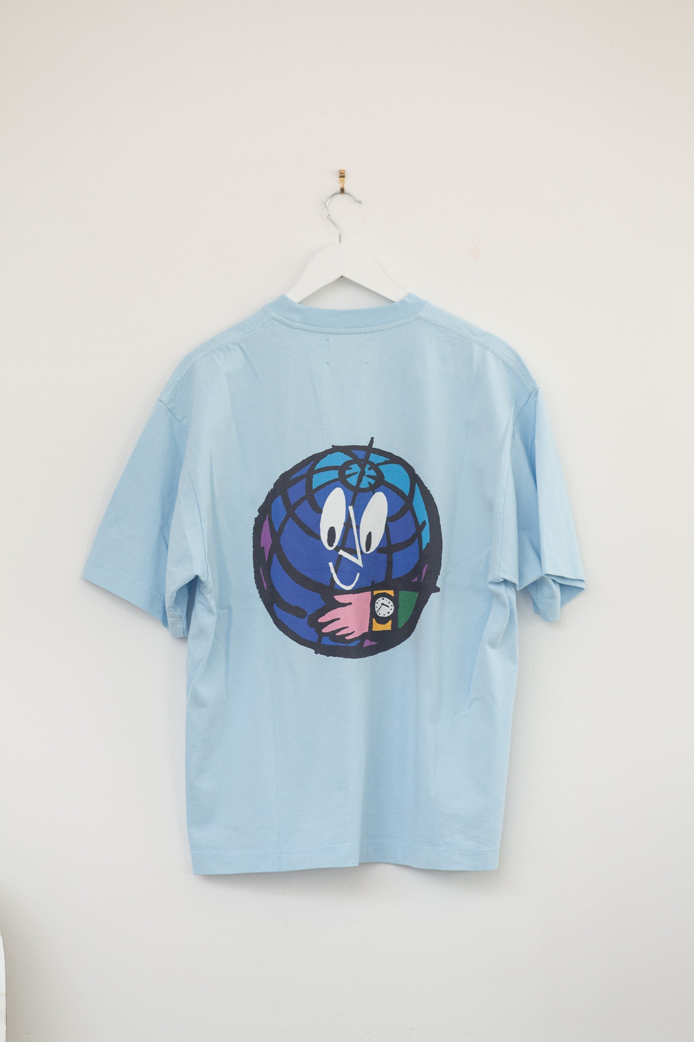 Sample Sale - Vintage Watch tee - Light Blue